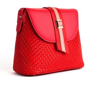 GUNAS New York Kate Basketweave Crossbody Bag
