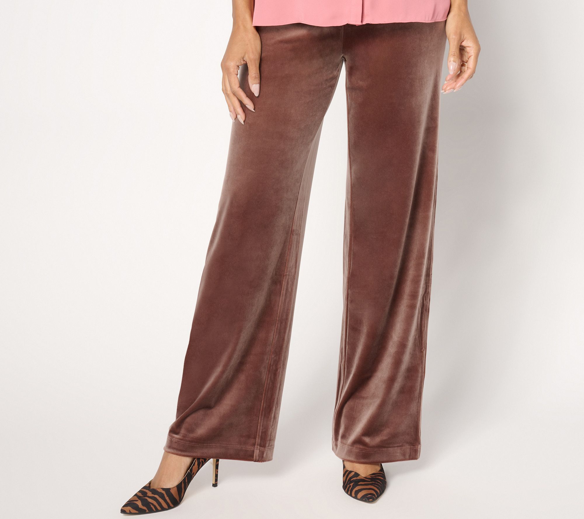 Me by Jennie Garth Regular Piper Velvet Trouser
