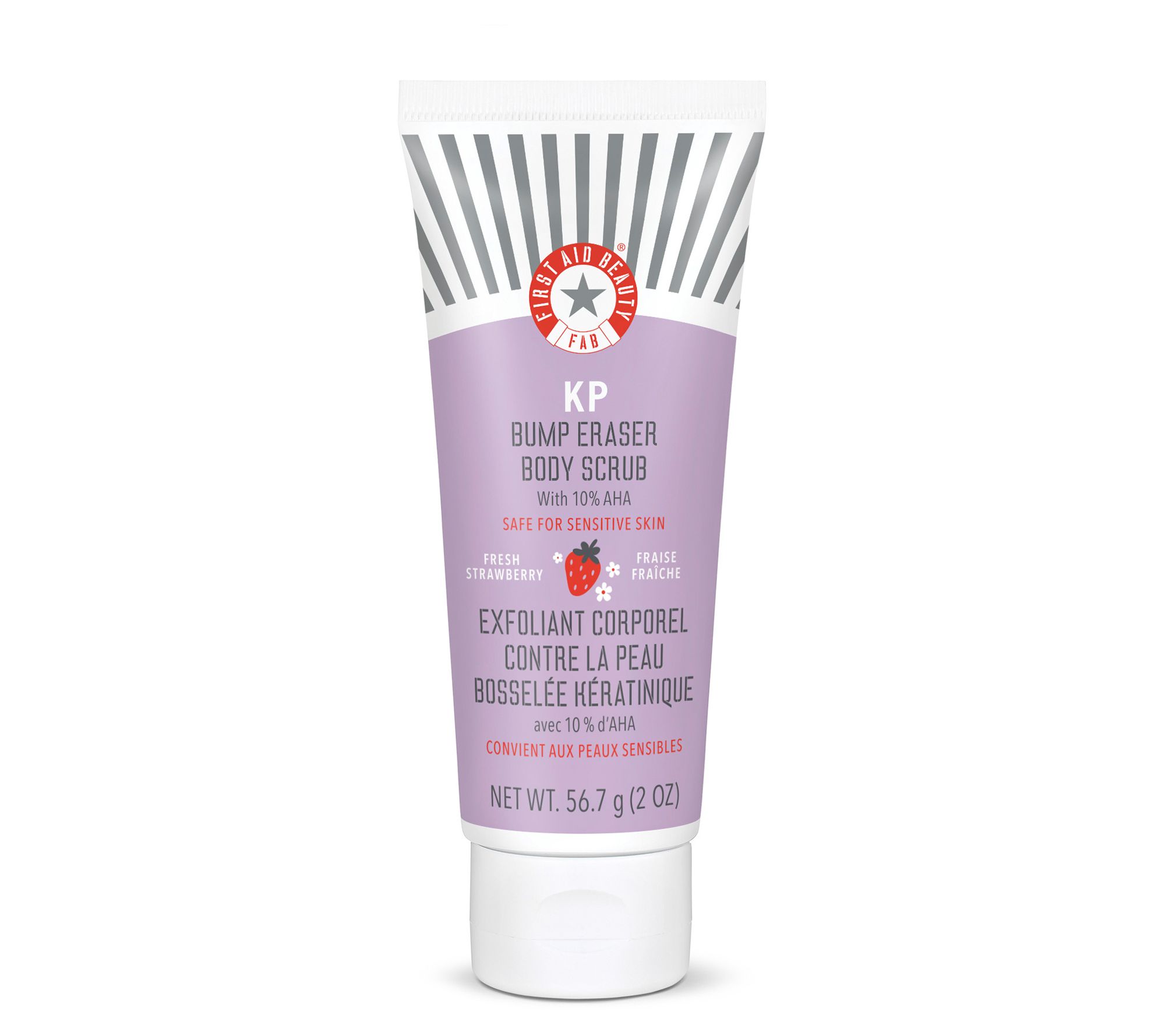 First Aid Beauty KP Bump Eraser Body Scrub 10% AHA- Strawberry