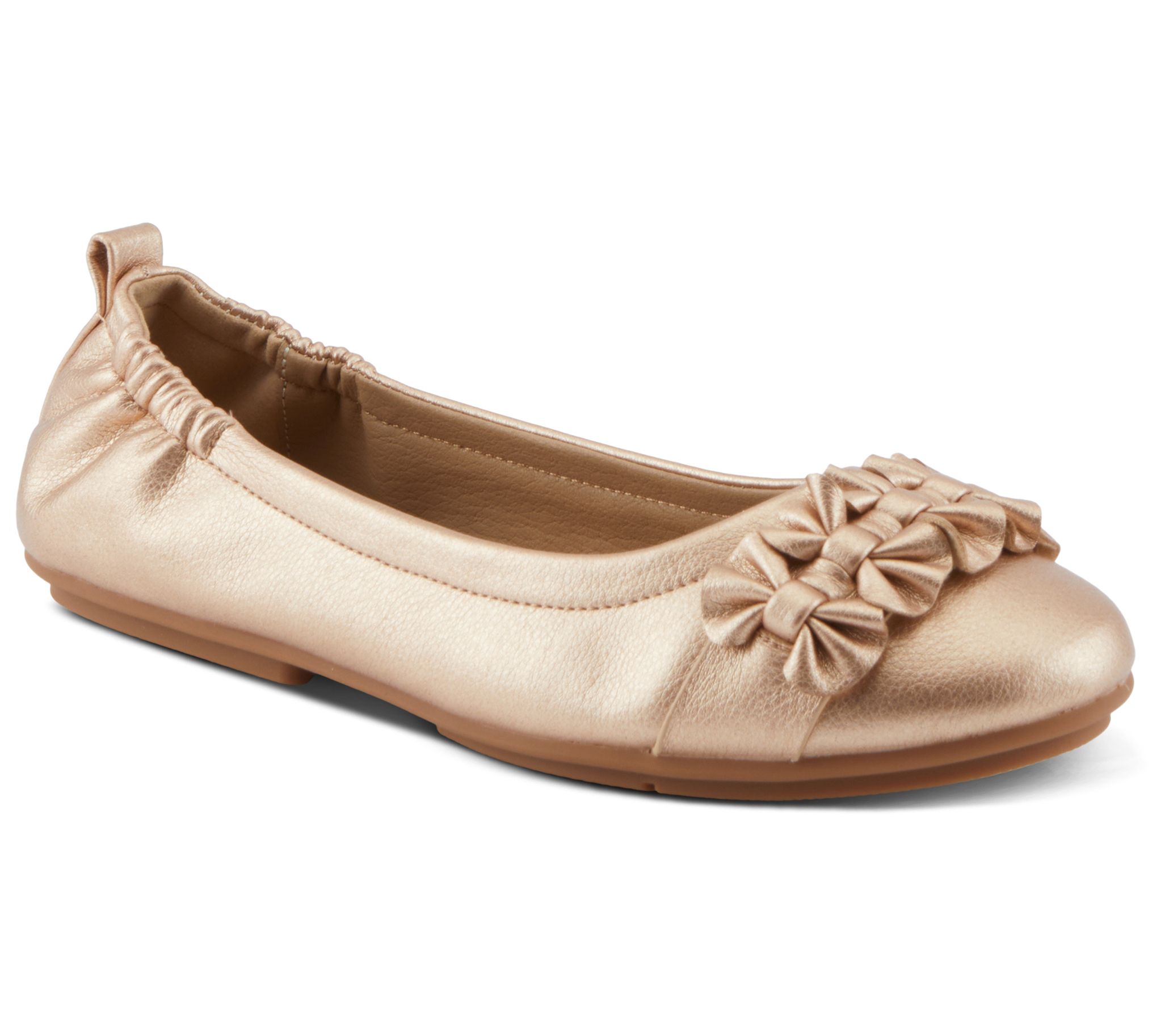 Patrizia by Spring Step Slip-On Bow Detail Ballet Flat- Ballay