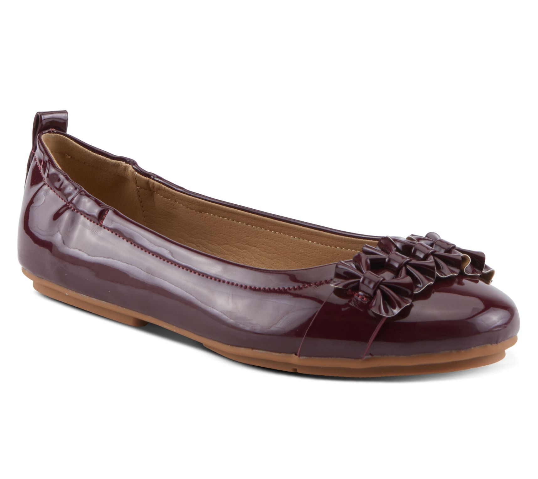 Patrizia by Spring Step Slip-On Bow Detail Ballet Flat- Ballay