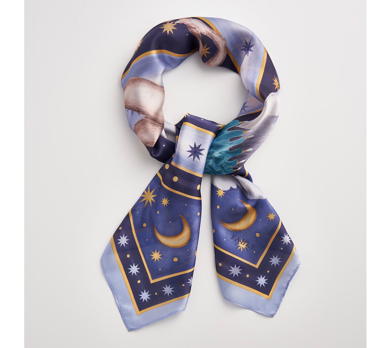 Fable England Catherine Rowe Pet Portraits SilkSquare Scarf