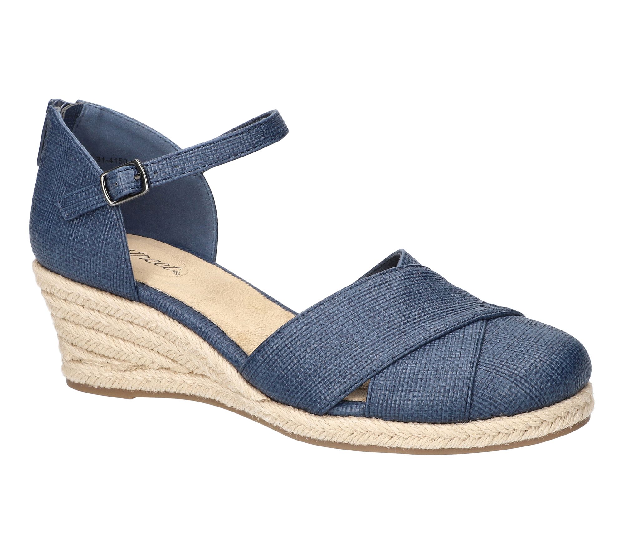 Easy Street Espadrille Wedges - Coast