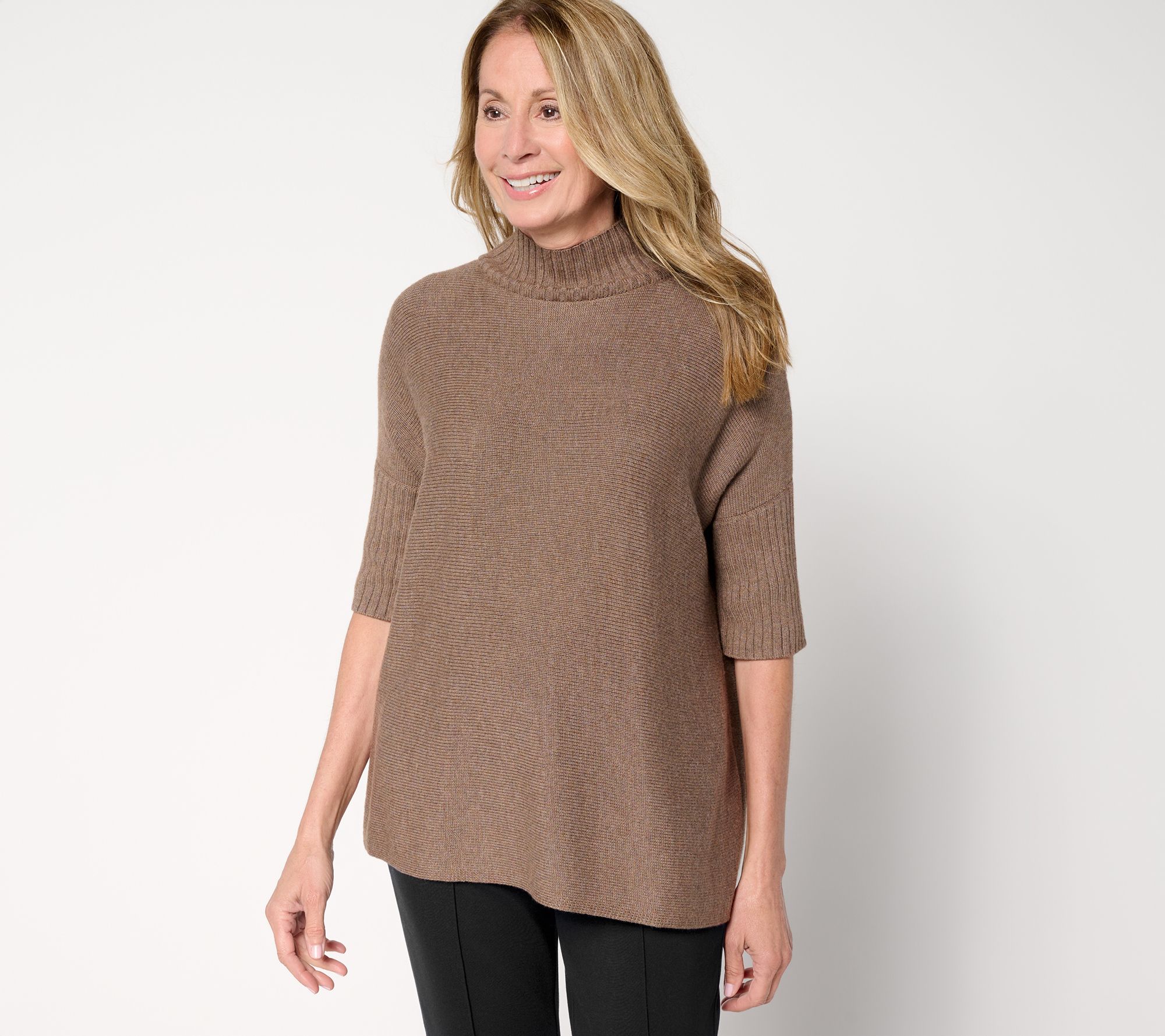 Joan Rivers Dolman Sleeve Turtleneck Sweater