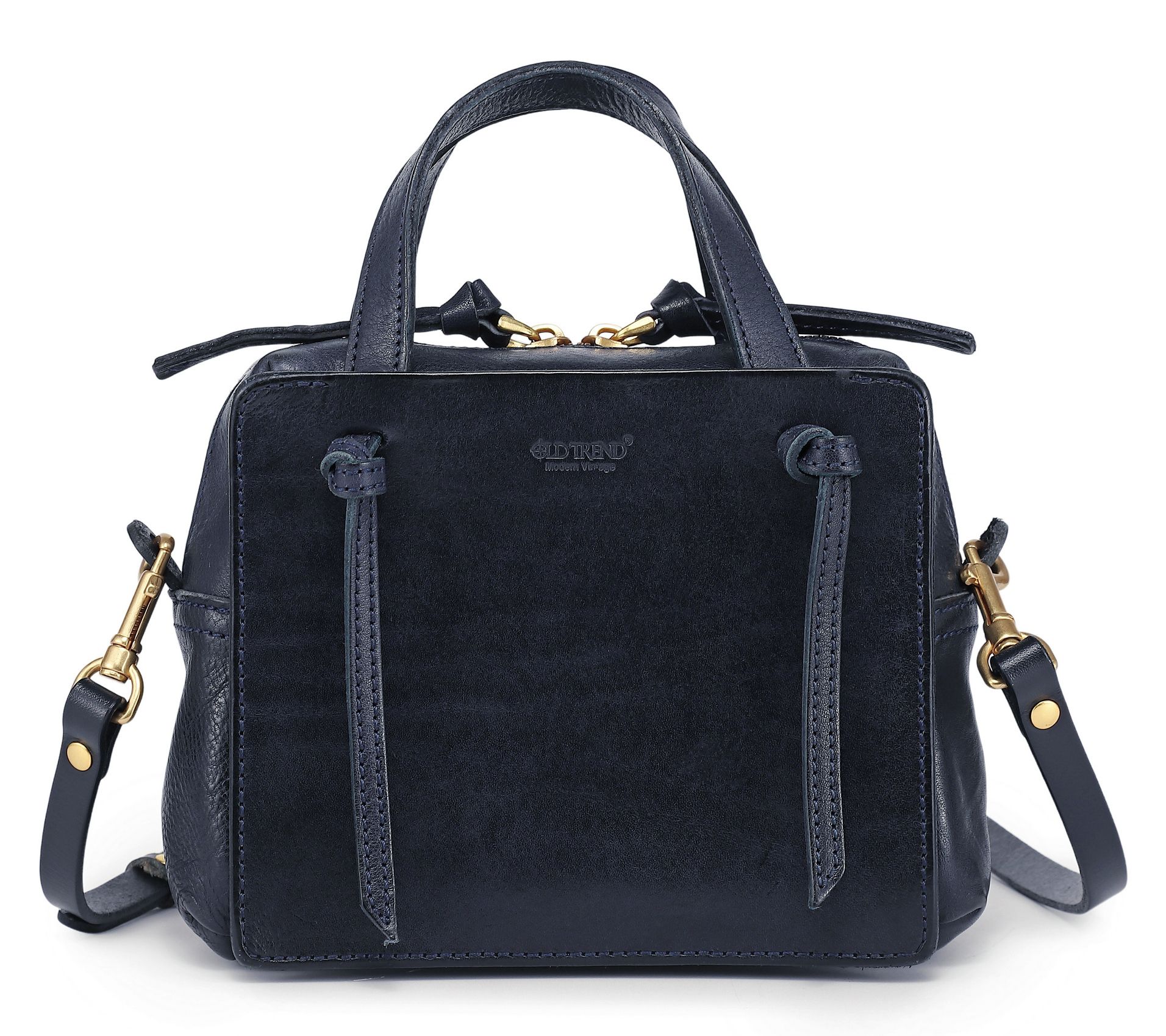 Old Trend Buttercup Mini Leather Top Handle Tote w/ Crossbody