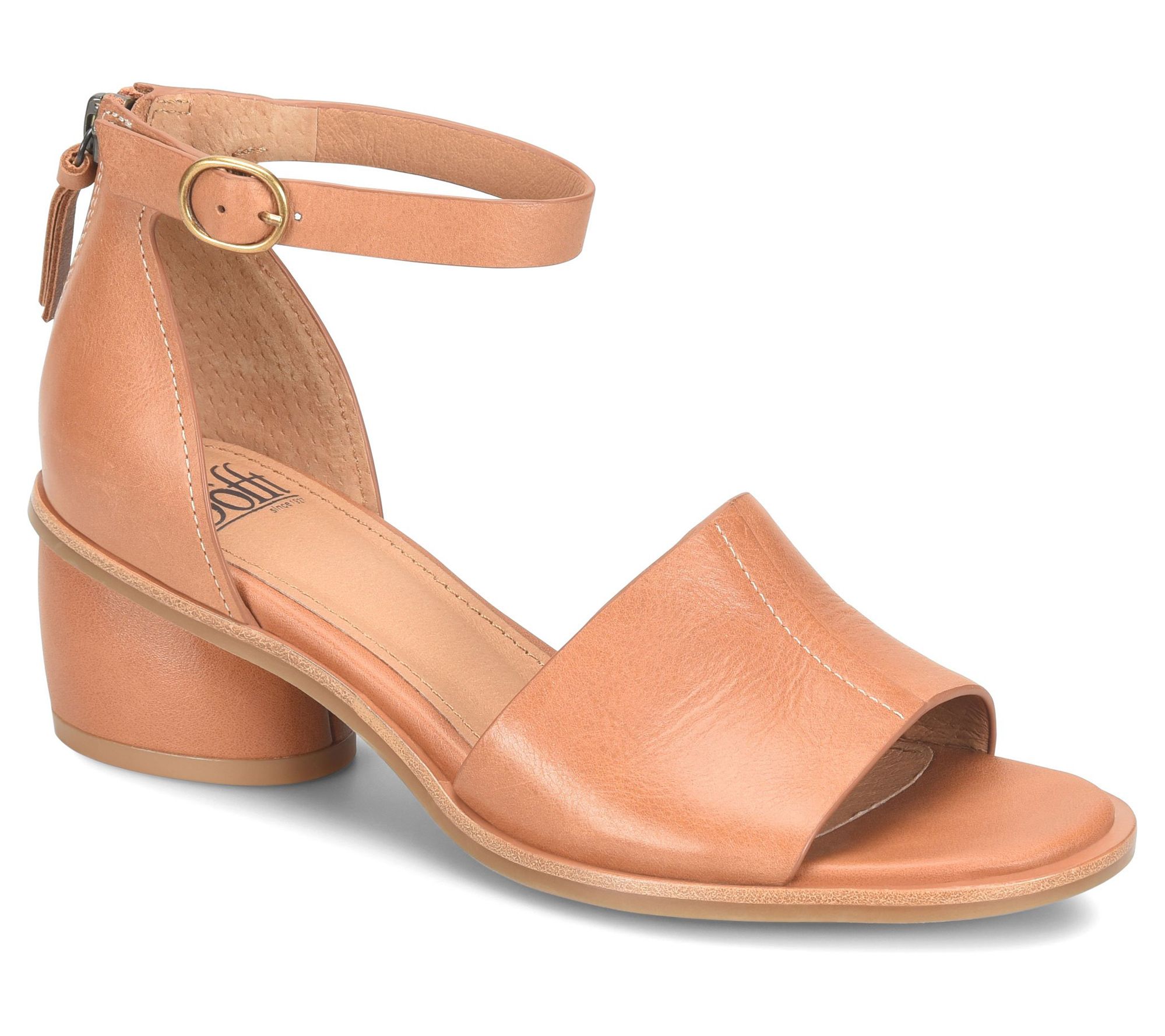Sofft Leather Rounded Heel  Sandal - Colby