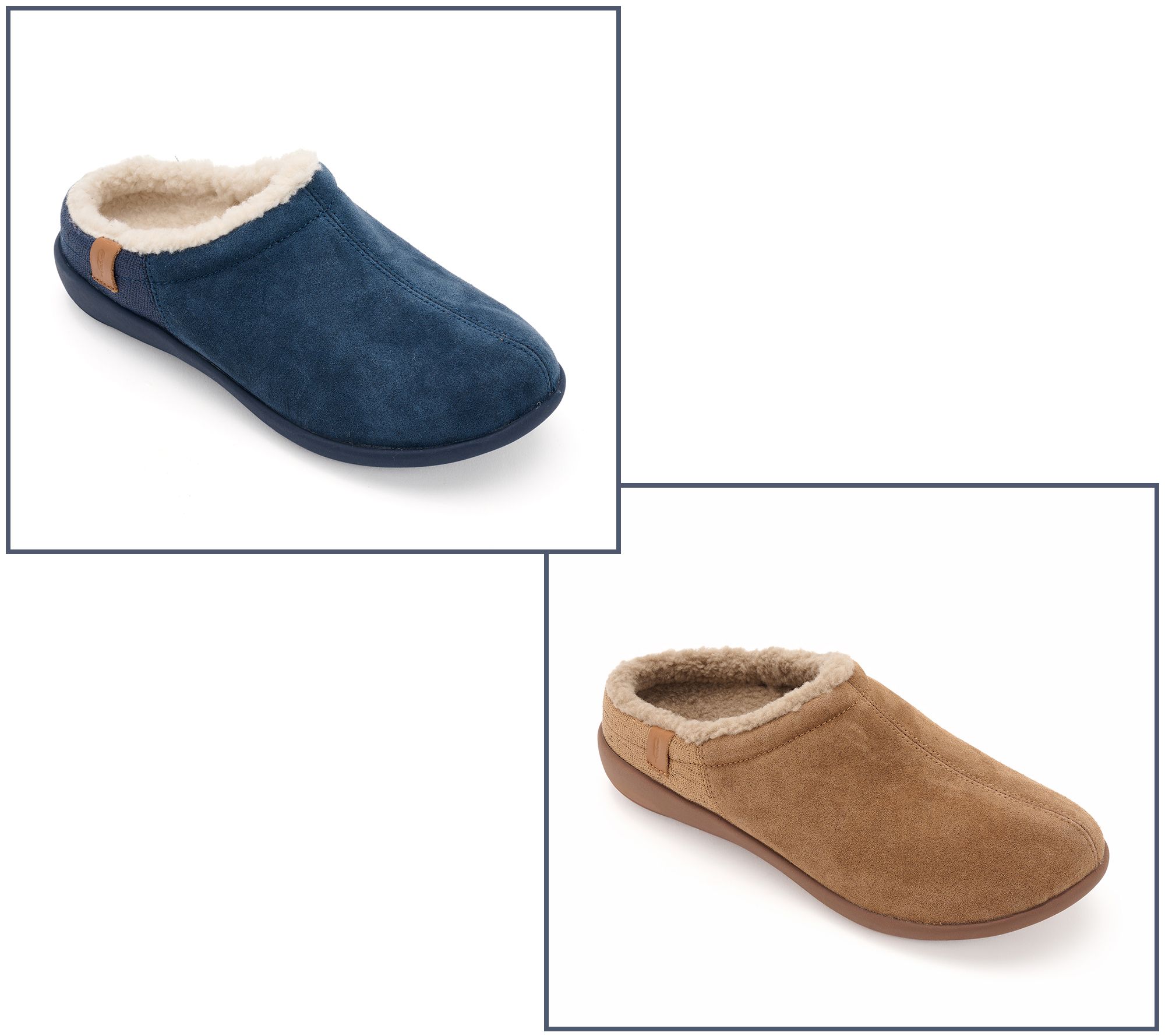 Revitalign Orthotic Suede Cozy Lined Slippers Legacy Slipper