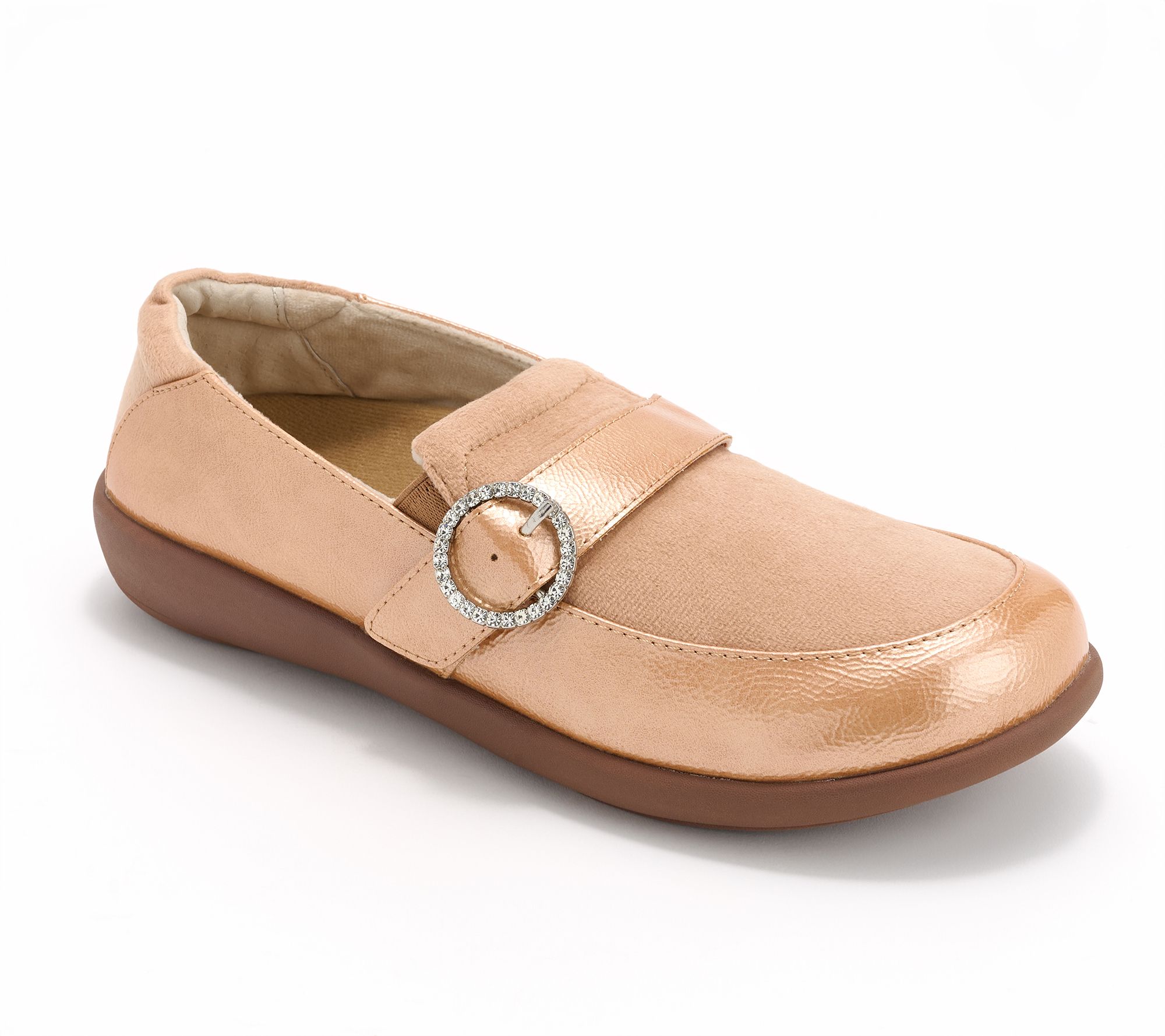 Revitalign Orthotic Patent Slip-Ons - Siesta Majestic