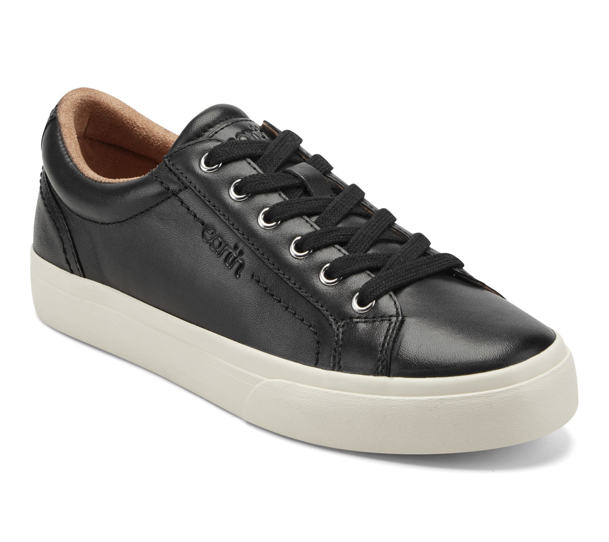 Earth Leather Lace-Up Sneakers -Dailey