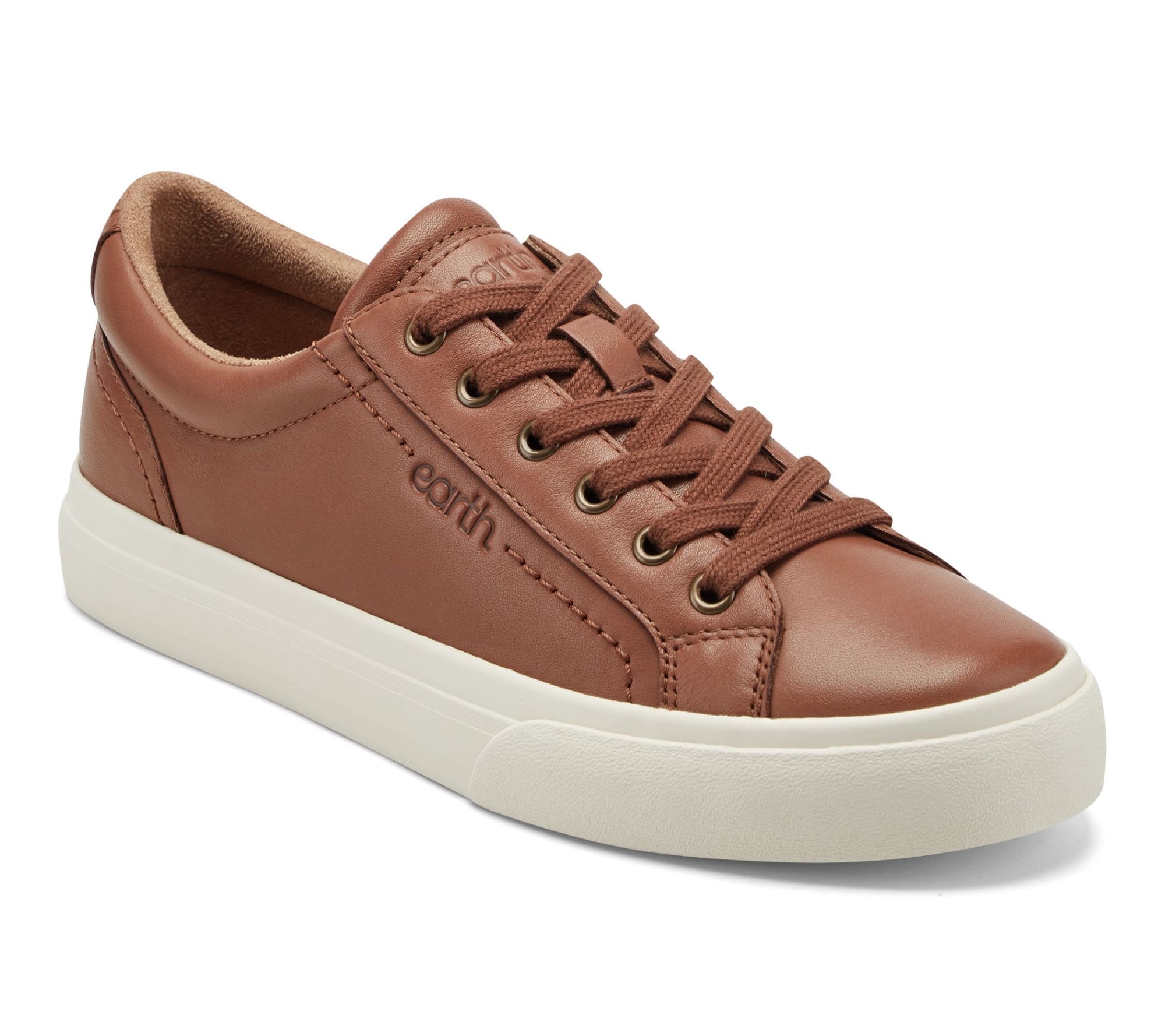 Earth Leather Lace-Up Sneakers -Dailey