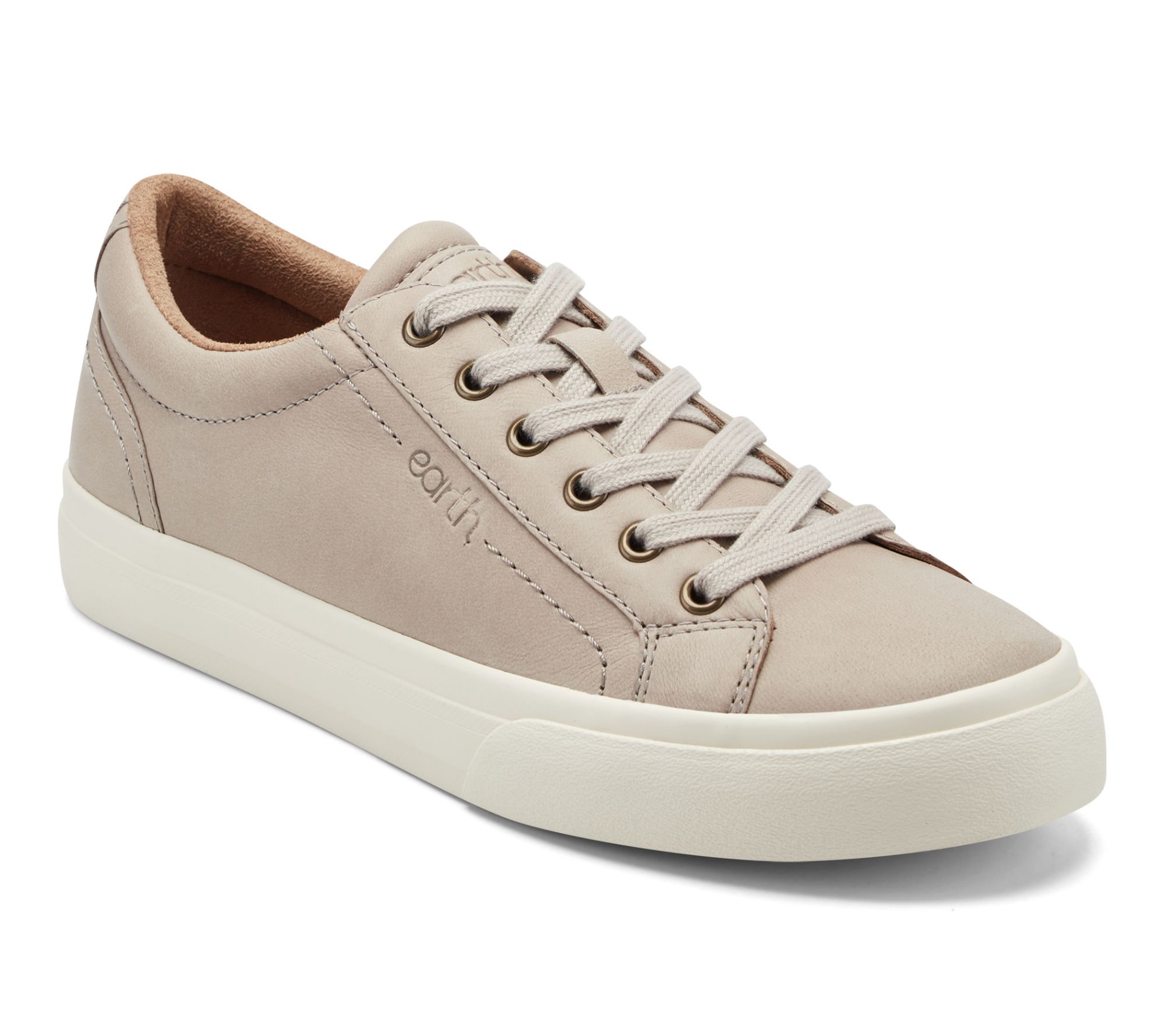 Earth Leather Lace-Up Sneakers -Dailey