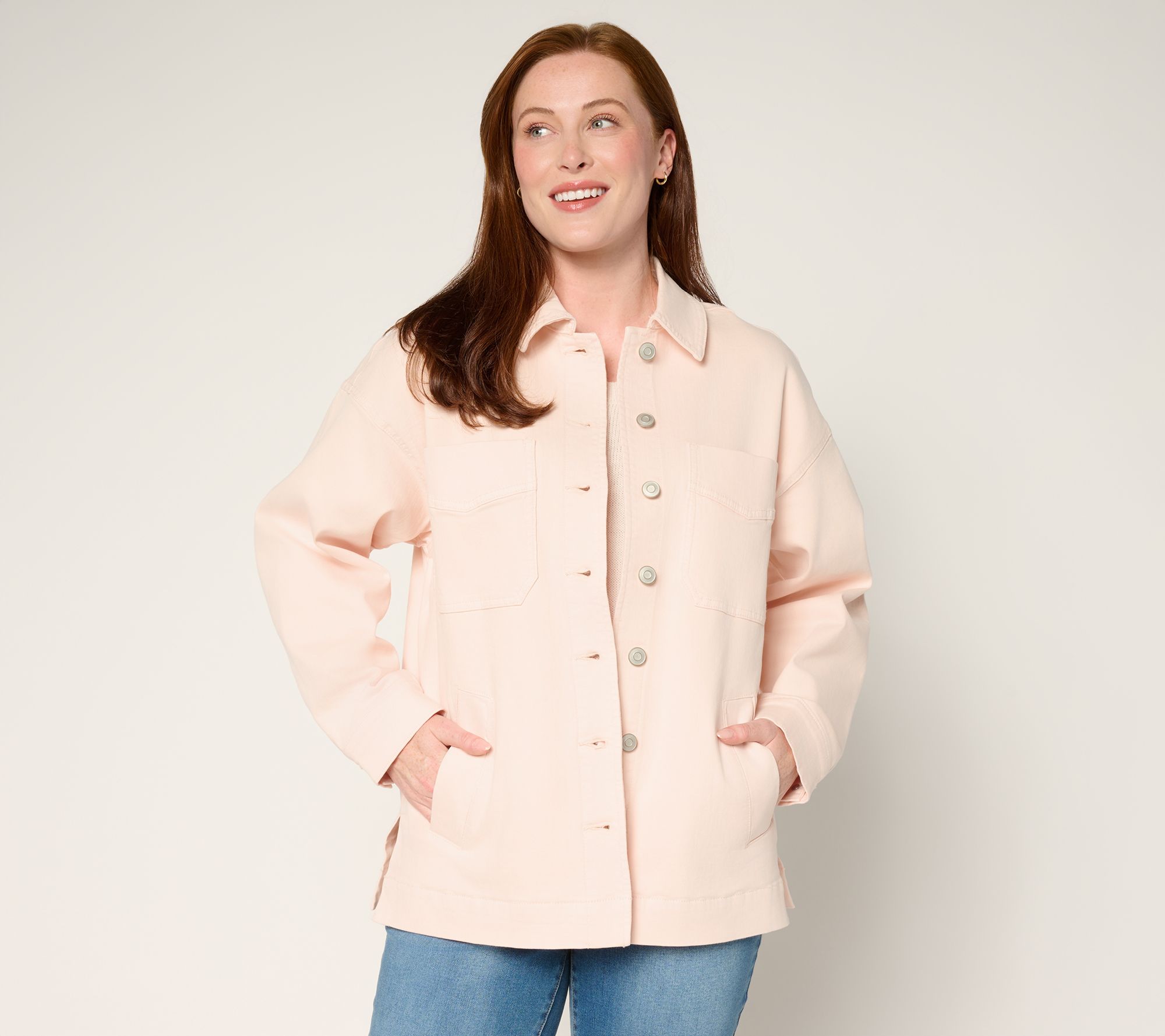 "As Is" Ree by The Pioneer Woman Button Front Chore Jacket
