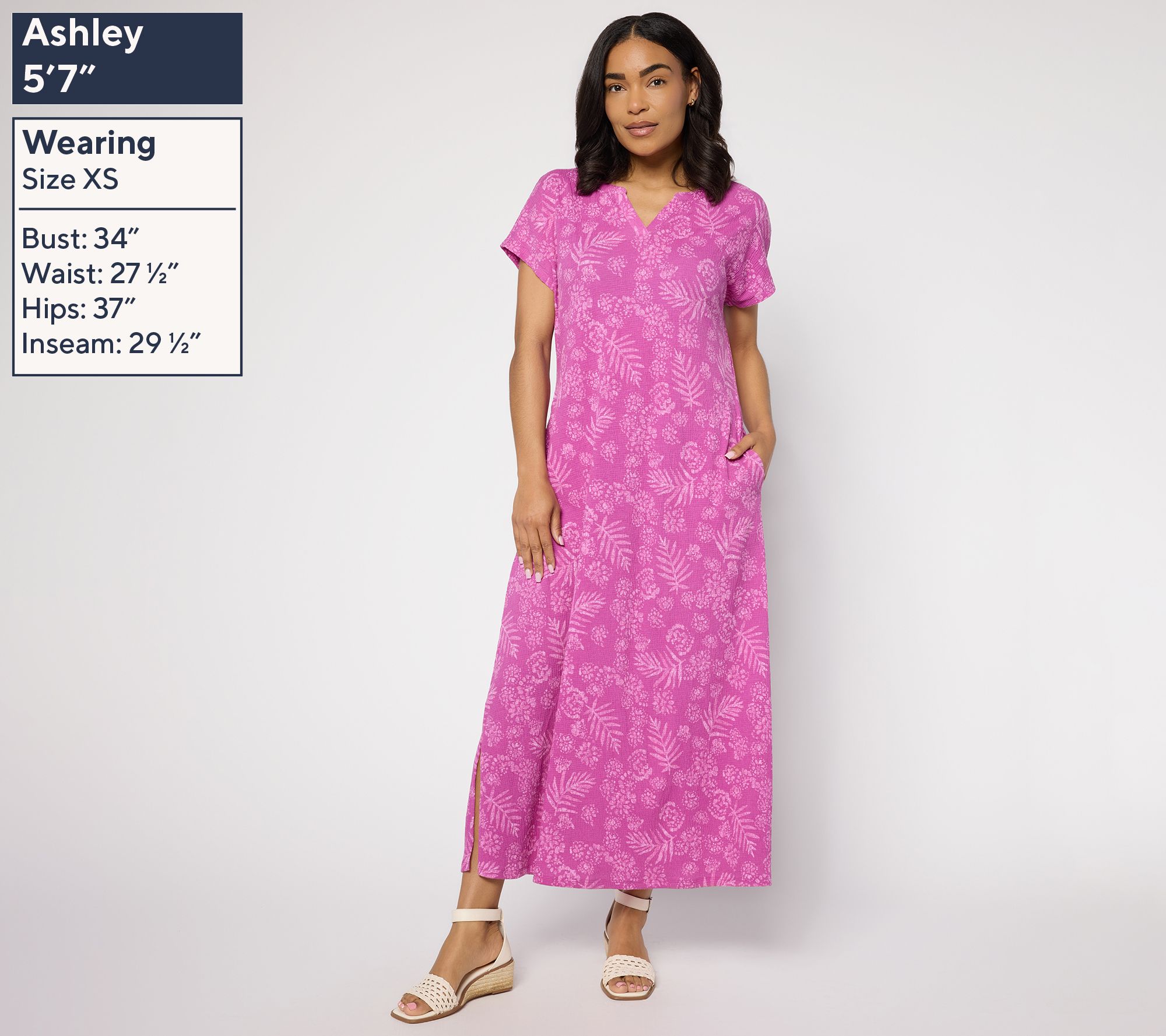 fit and flare crinkle gauze maxi dress Crinkle Gauze Short Sleeve Empire Waist Midi Dress-Lemongrass – Tribal®  Fashion main image 0
