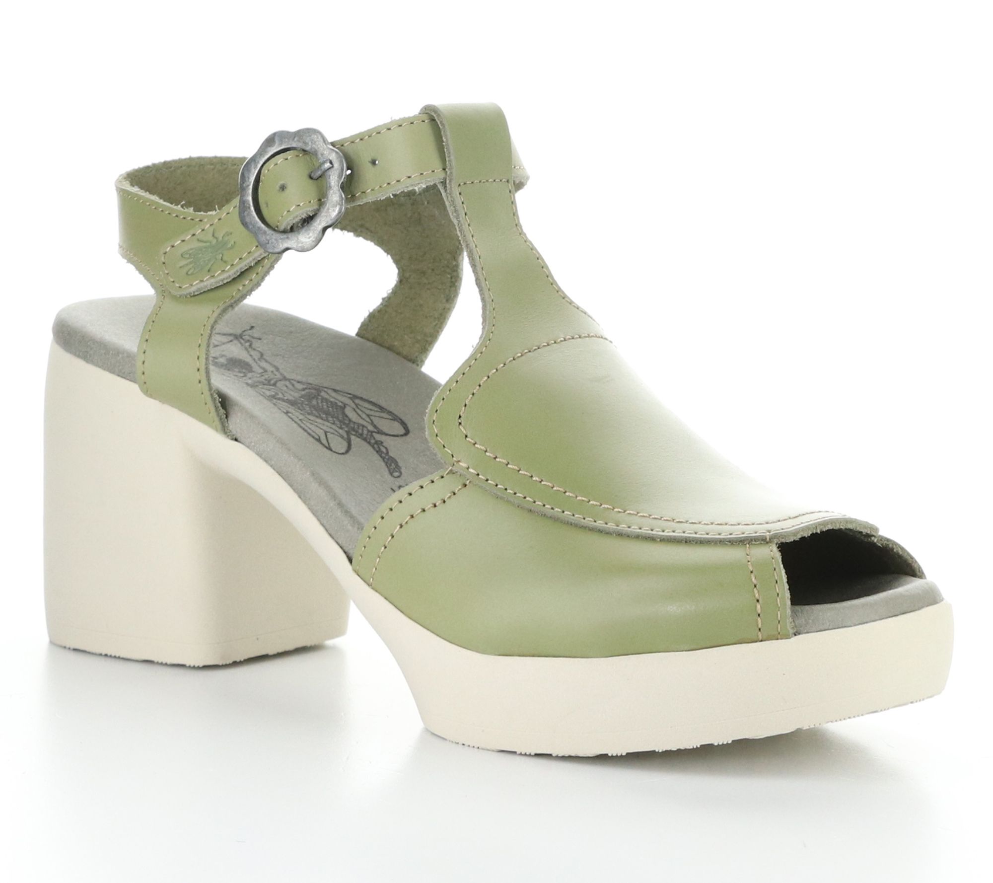 Fly London Bridle Buckle Leather Sandals  - Flig419Fly