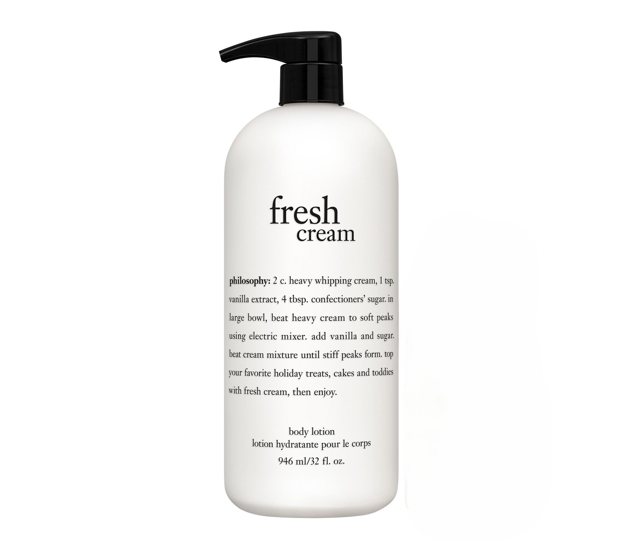 philosophy 32oz fresh cream body lotion