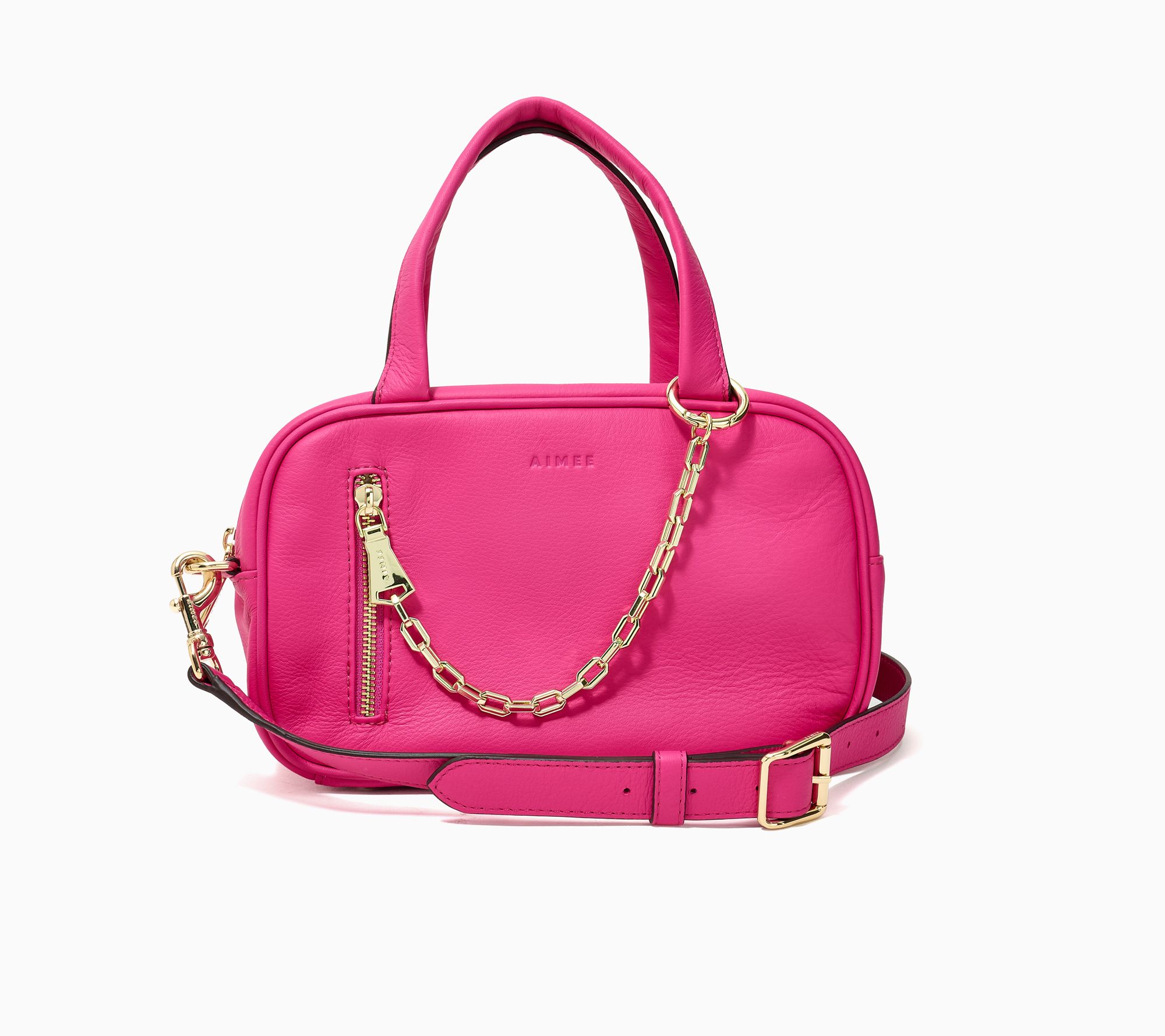 Aimee Kestenberg Power Play Bowler Satchel with Crossbody