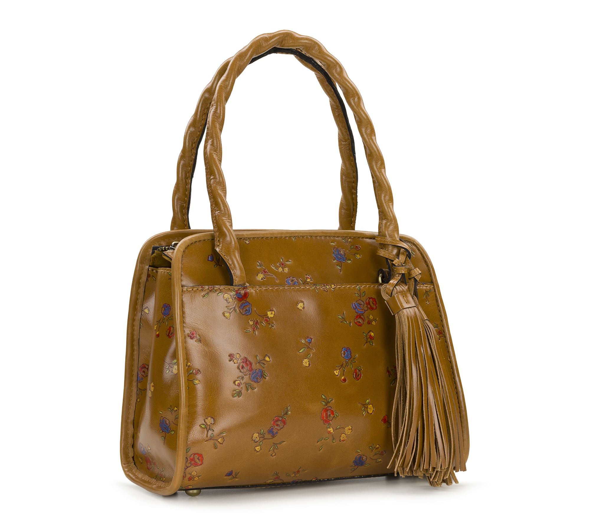 Patricia Nash Paris Satchel - Fleur de Jardin Embossed | QVC