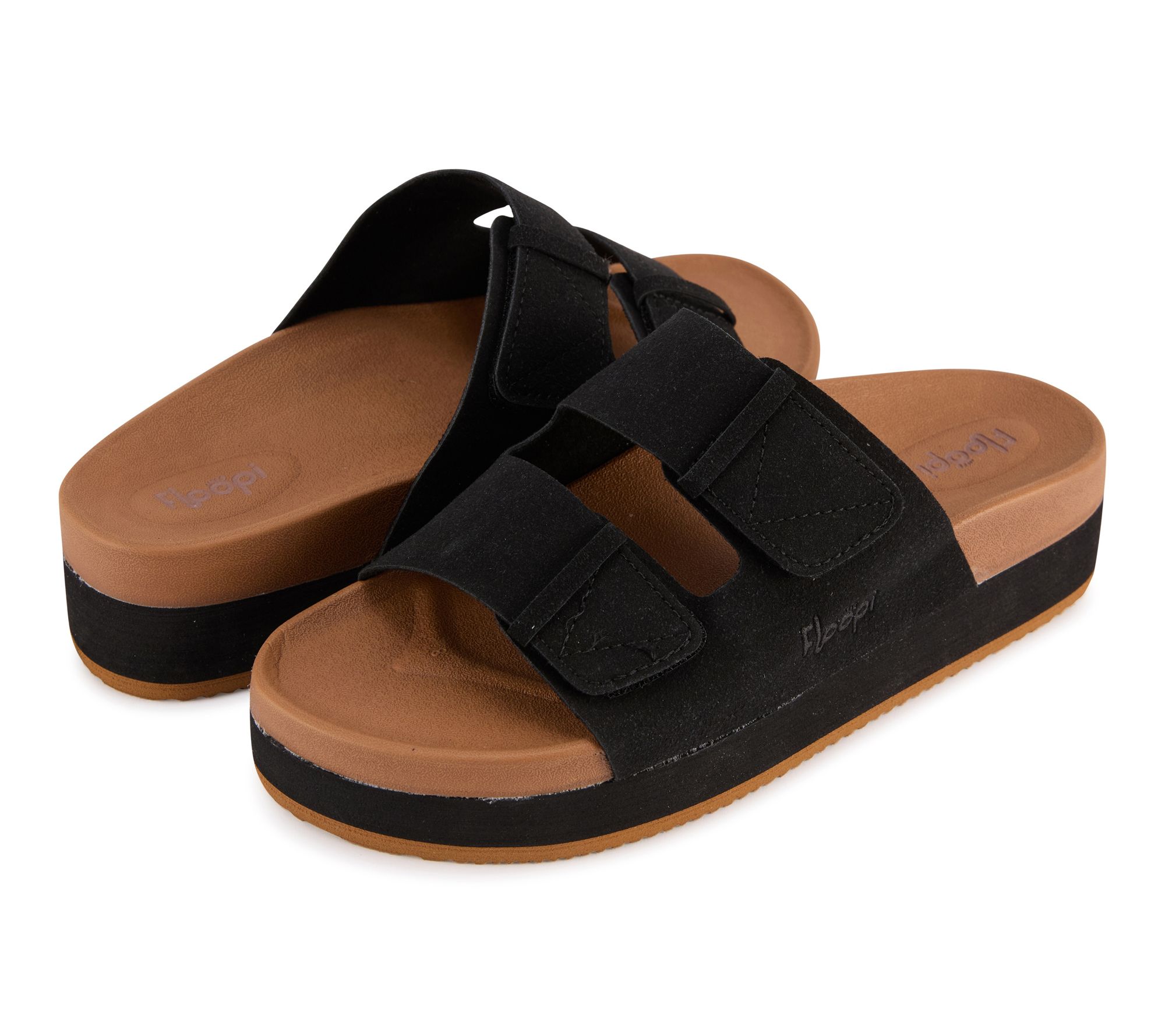 Floopi Microsuede Platform Sandal