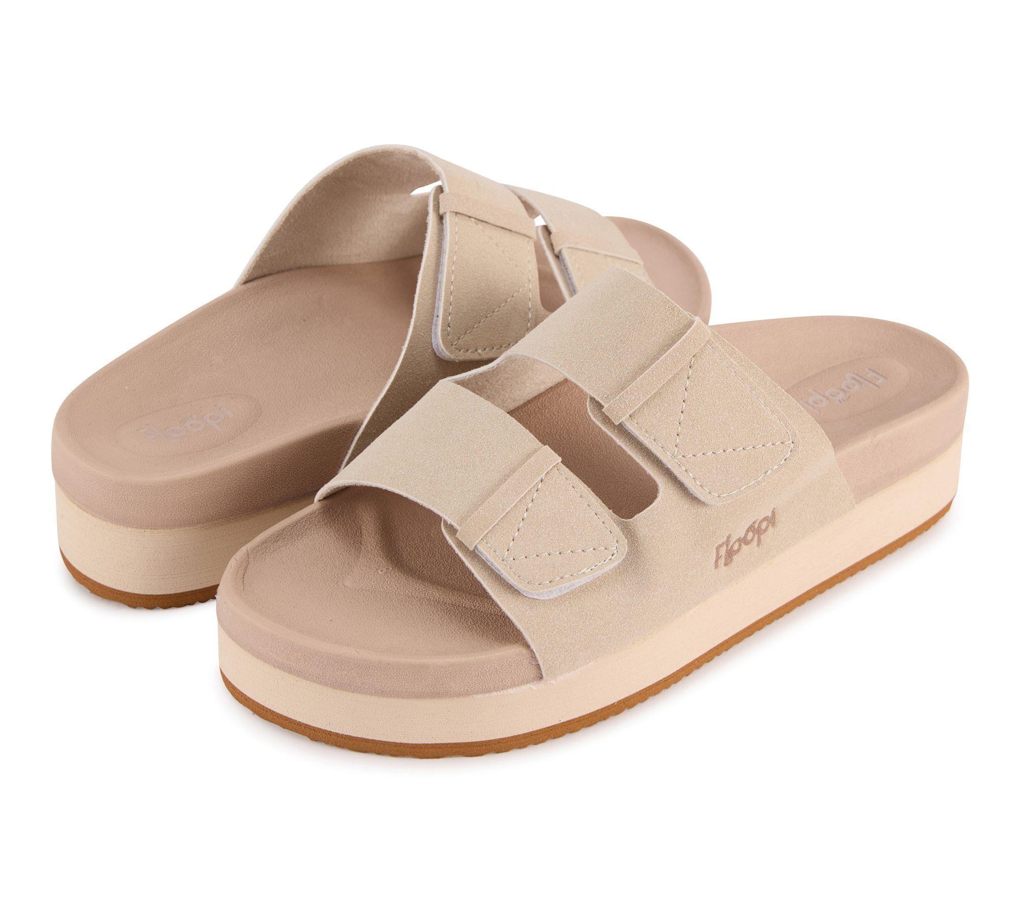 Floopi Microsuede Platform Sandal