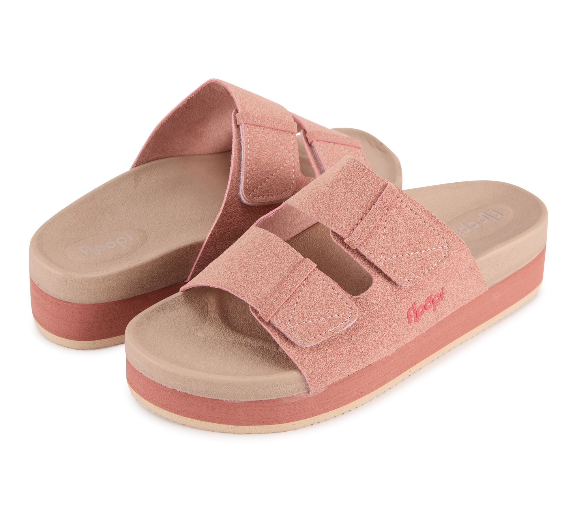 Floopi Microsuede Platform Sandal