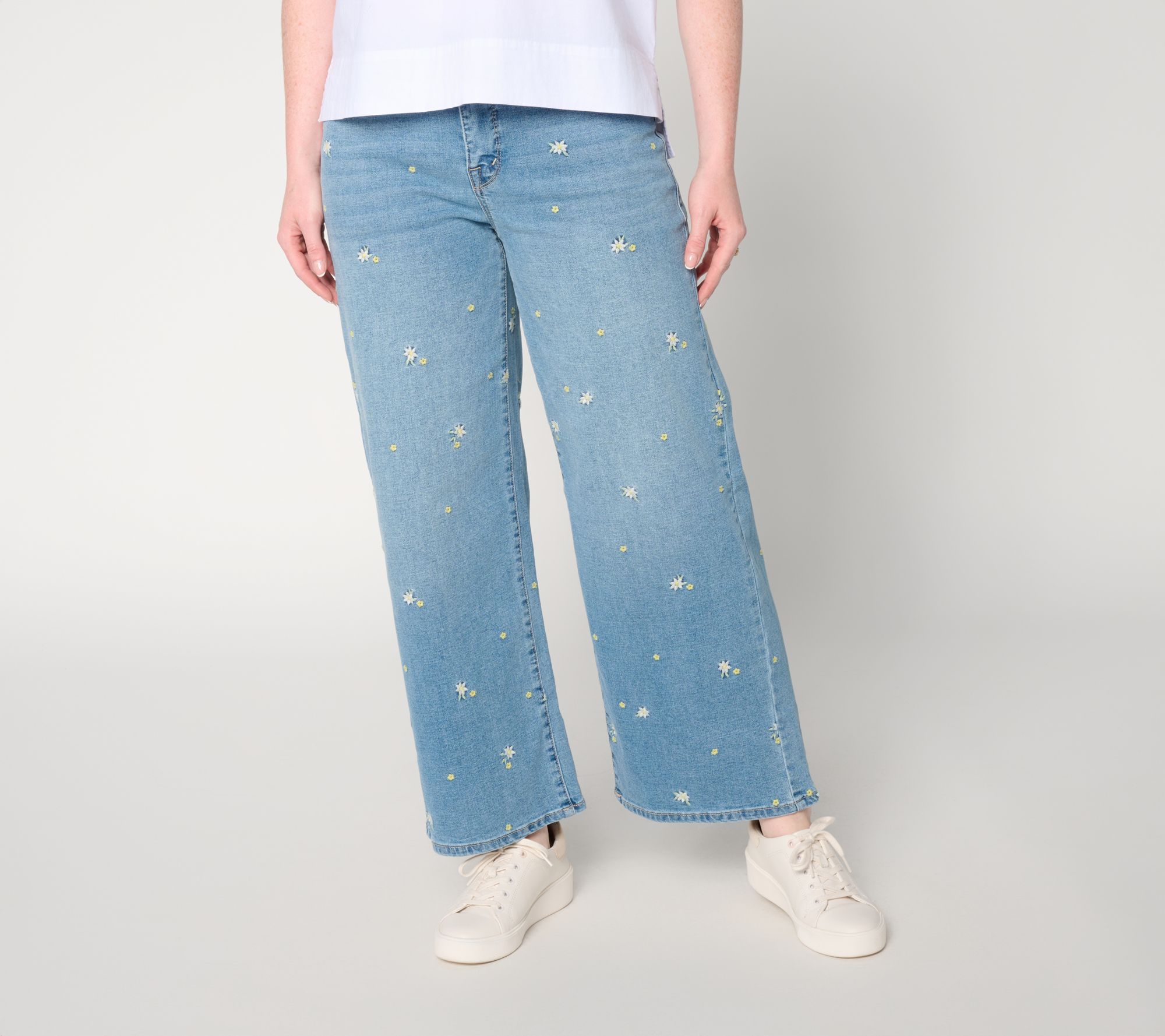 "As Is" Seven7 Jeans Loose Sneaker Jeans - Free Spirit