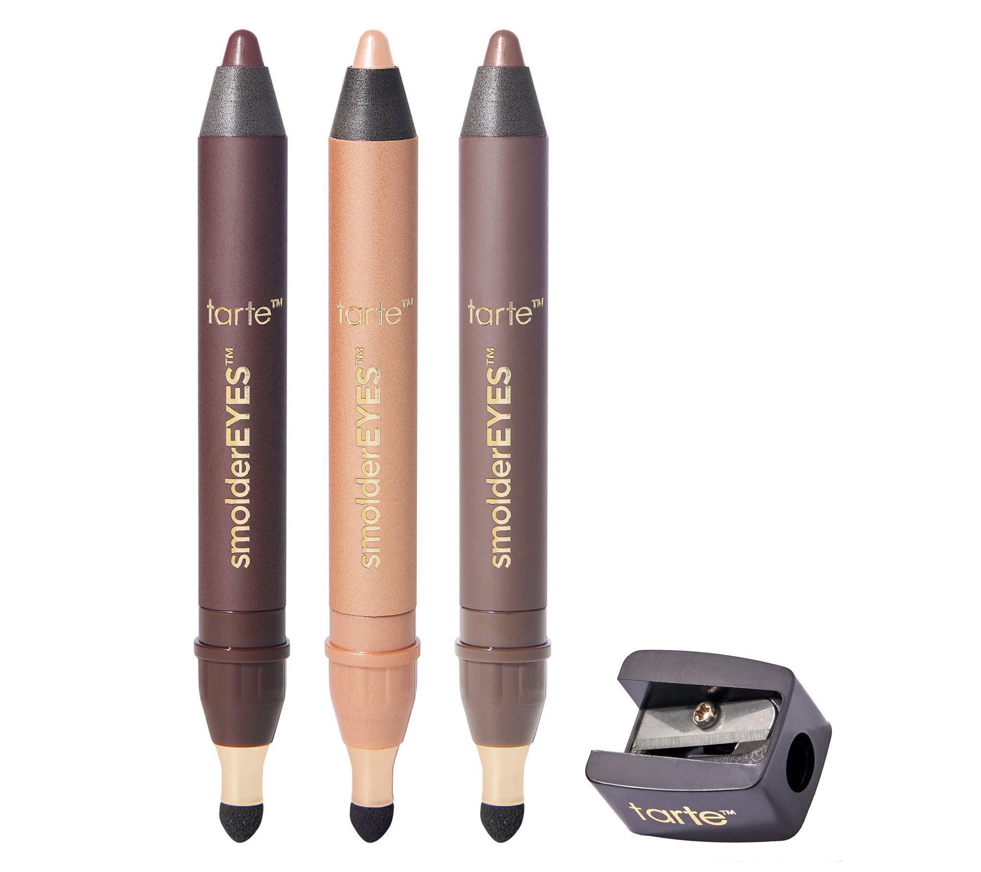  tarte smolderEYES waterproof shadow liners trio &