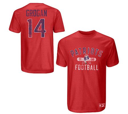 NFL New England Patriots Steve Grogan Legend T-Shirt - QVC.com