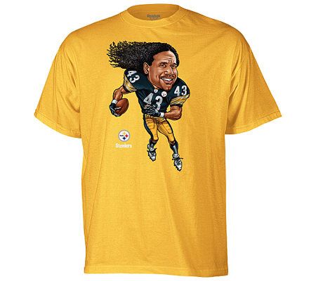 Troy Polamalu Pittsburgh Steelers NFL Youth Black T-Shirt