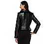 G.I.L.I. Leather Motorcycle Jacket with Zipper Details, 1 of 6
