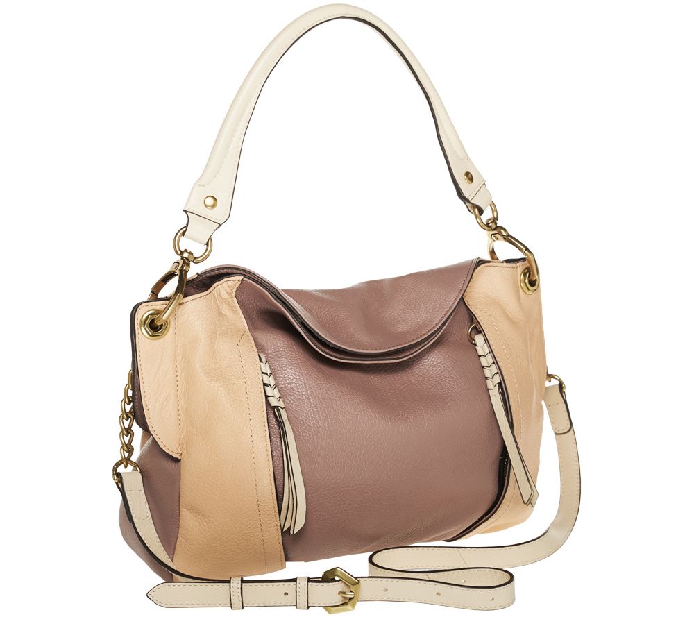 orYANY Danielle Italian Leather Convertible Shoulder Bag - Page 1 — QVC.com