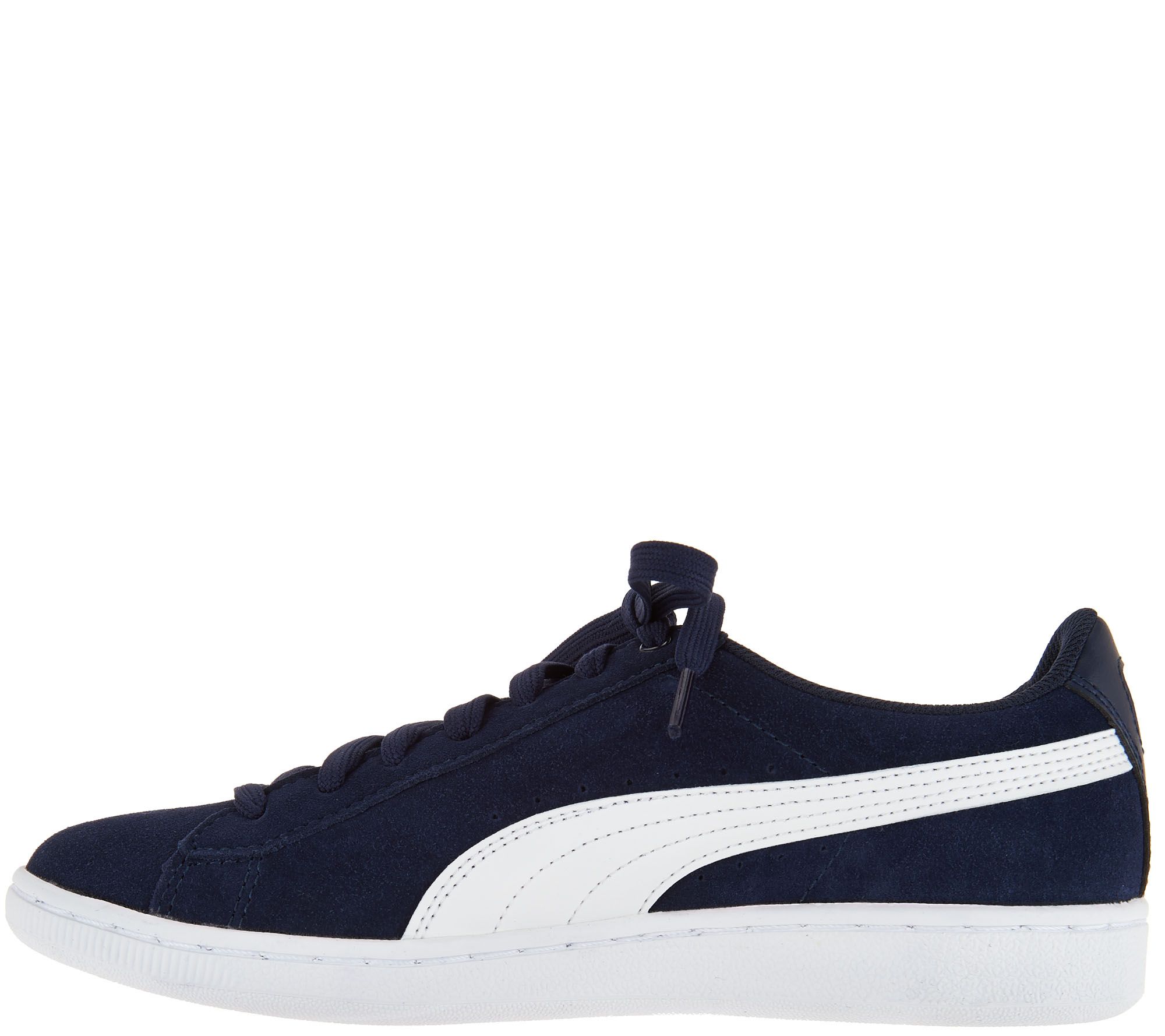 PUMA Suede Lace-up Sneakers - Vikky Classic - QVC.com