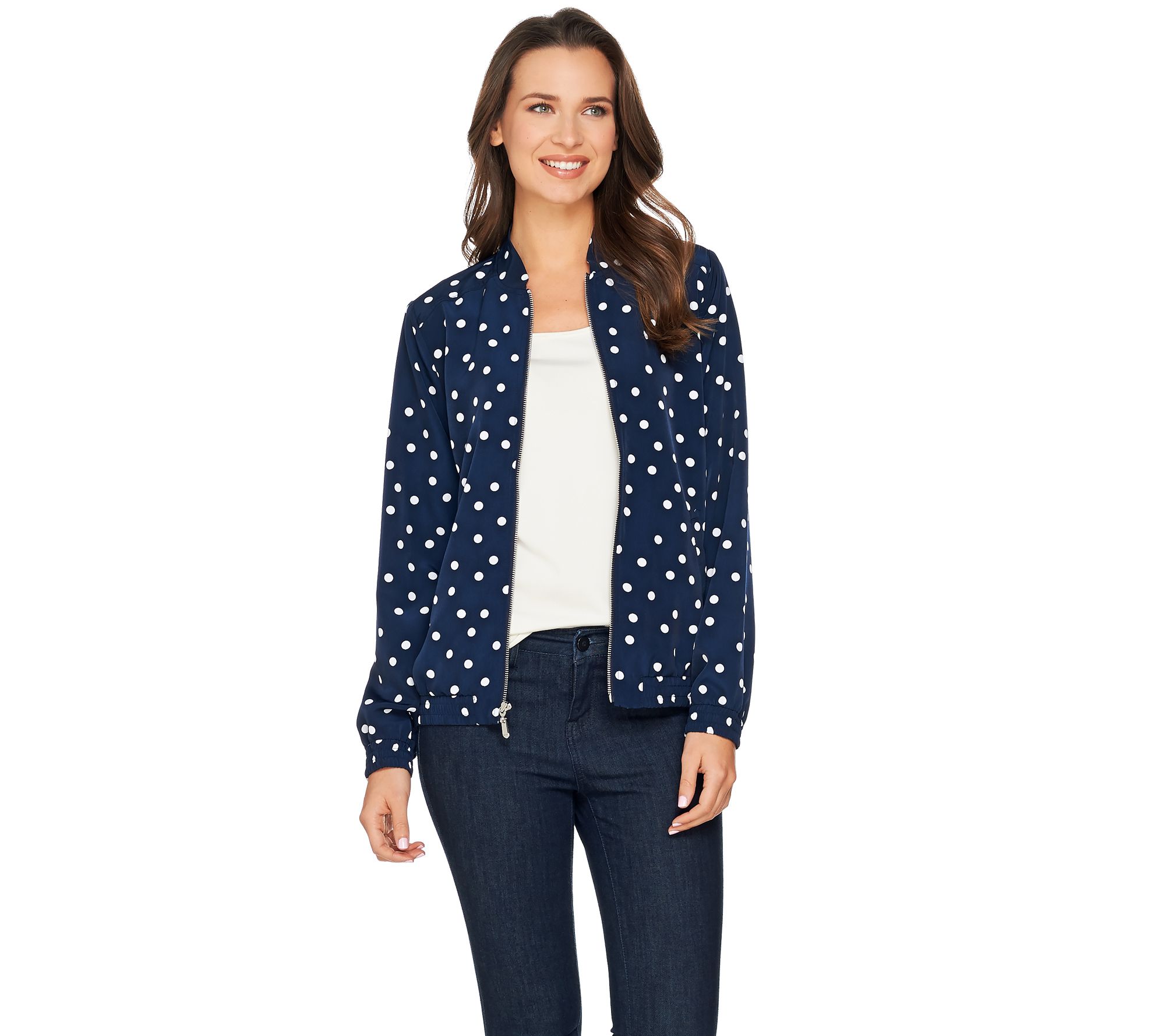 Qvc susan clearance graver bomber jacket