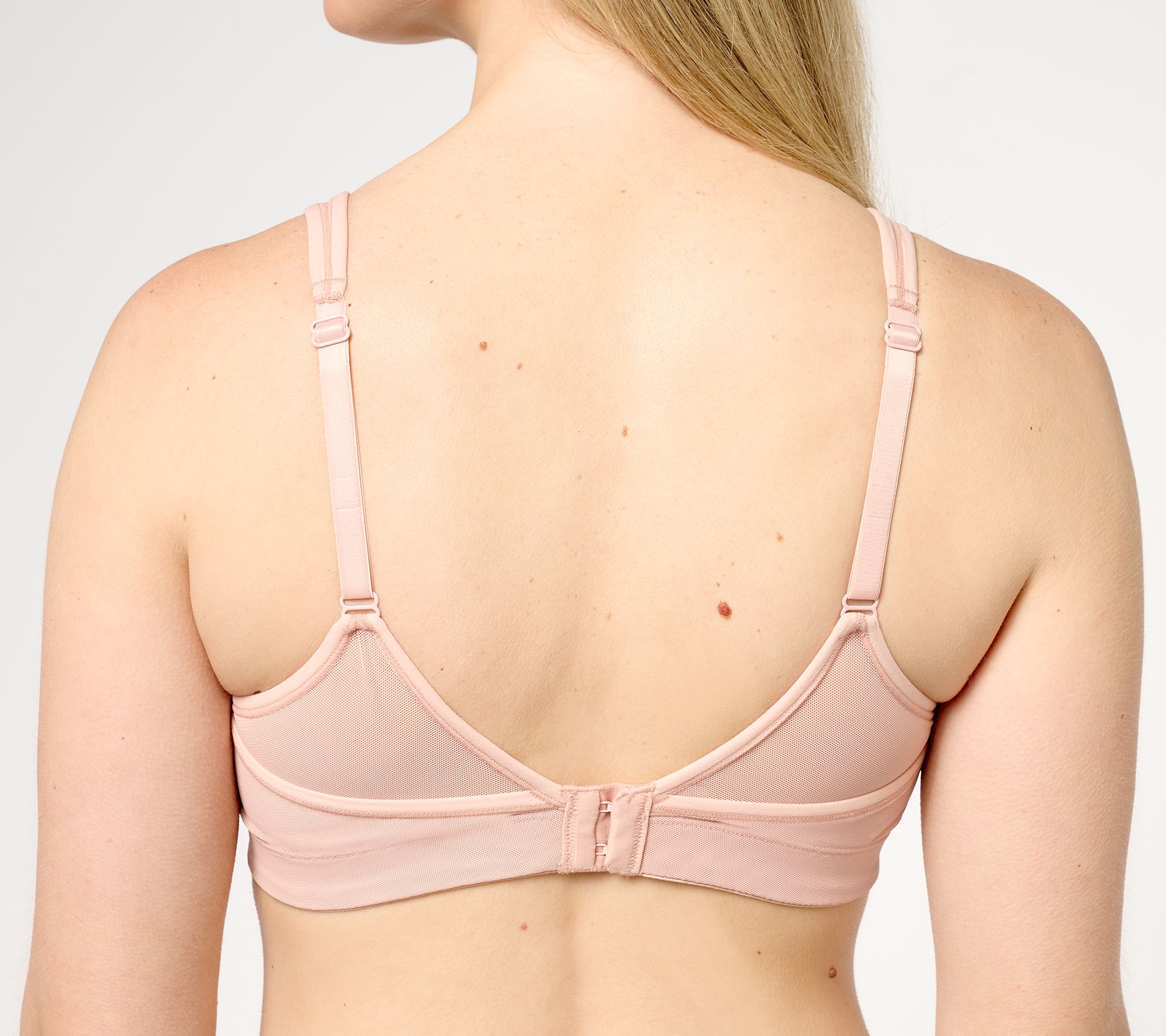 Breezies Smooth Radiance Unlined Wirefree Support Bra 40 C A301622 QVC J