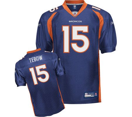 NFL Denver Broncos Tim Tebow Authentic Team Color Jersey 