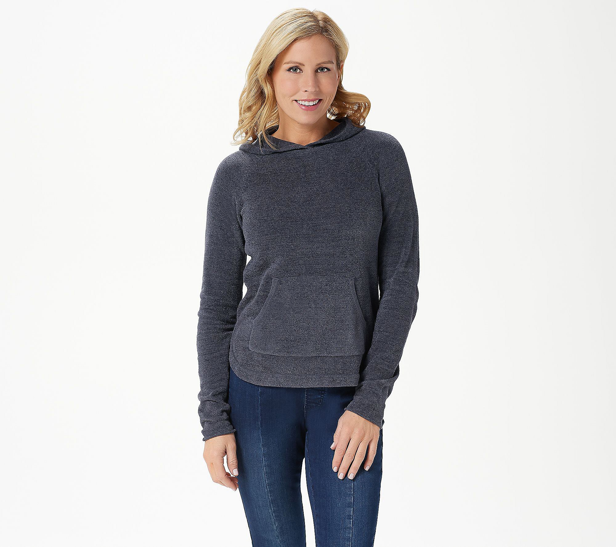 Barefoot Dreams CozyChic Ultra Lite Pullover Hoodie - QVC.com