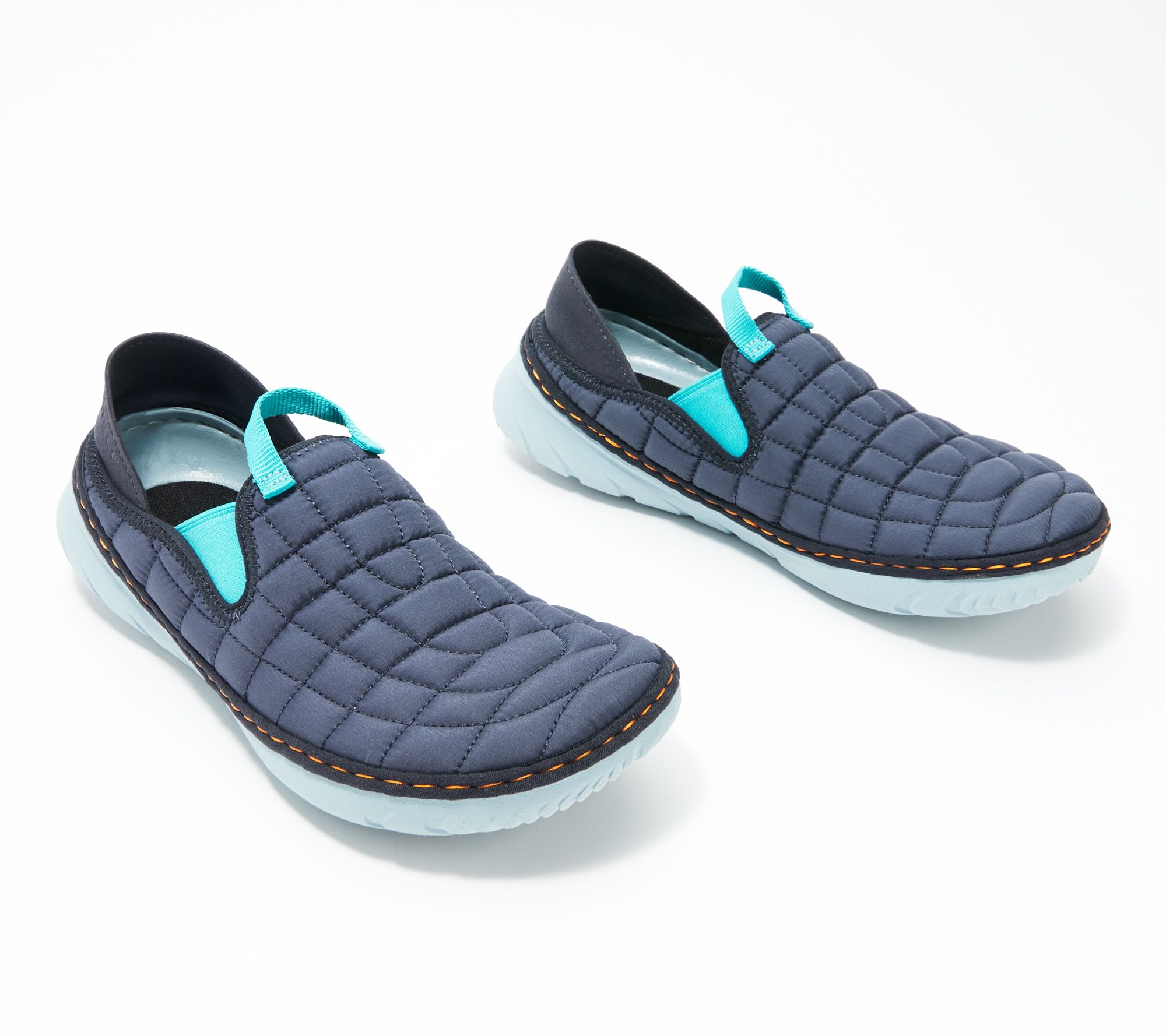 quilted slip ons