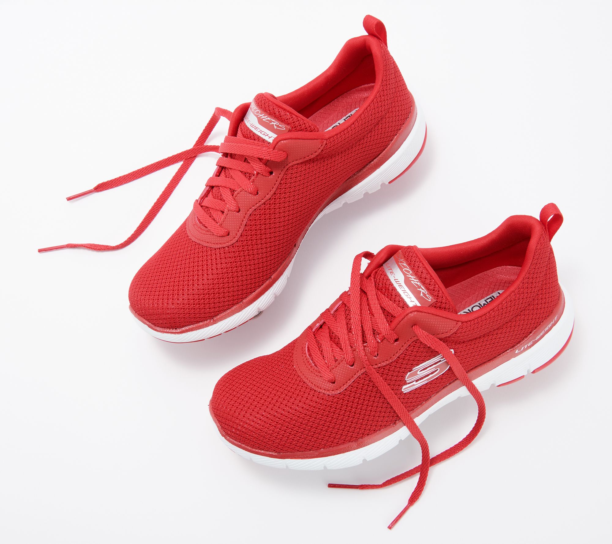 sketchers red sneakers