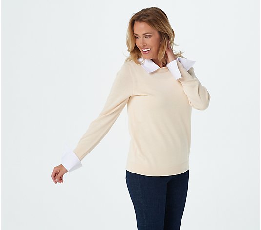 Laurie Felt Layered Sweater