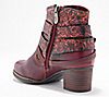 L'Artiste by Spring Step Leather Ankle Boots- Shazzam-Rose, 3 of 4