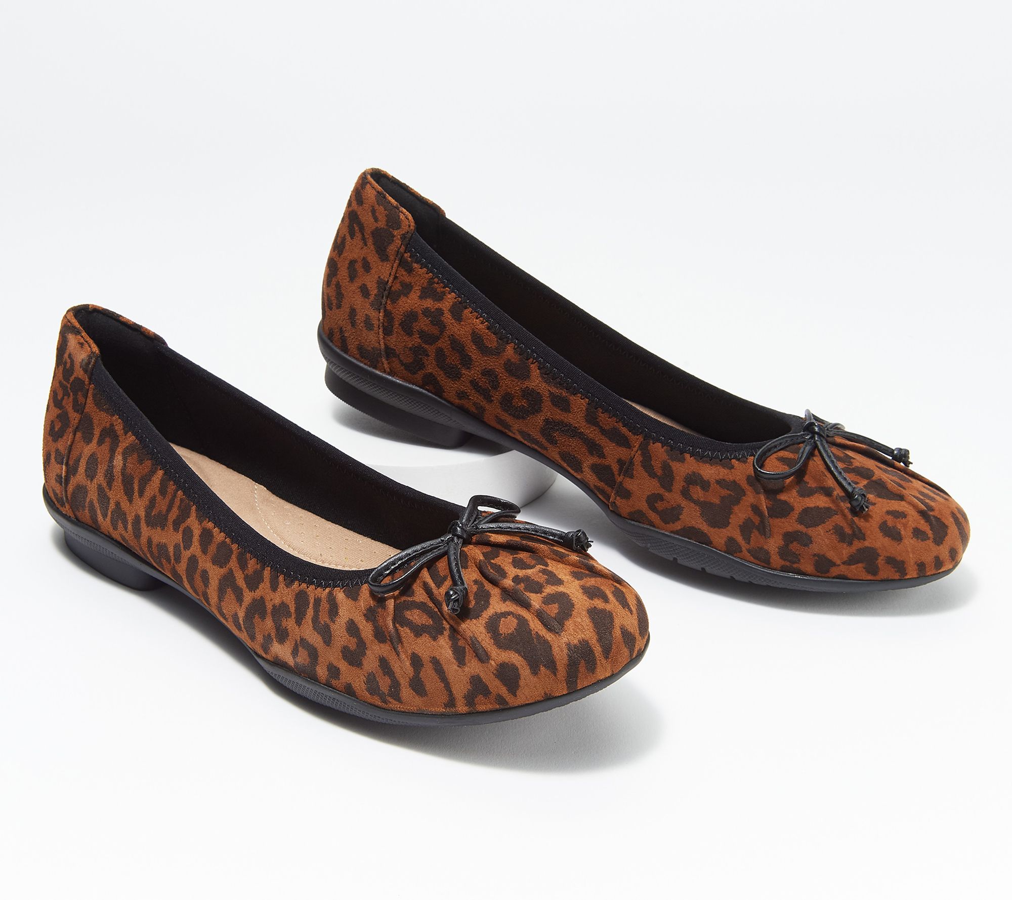 "As Is" Clarks Collection Leather Ballet Flats - Sara Aster