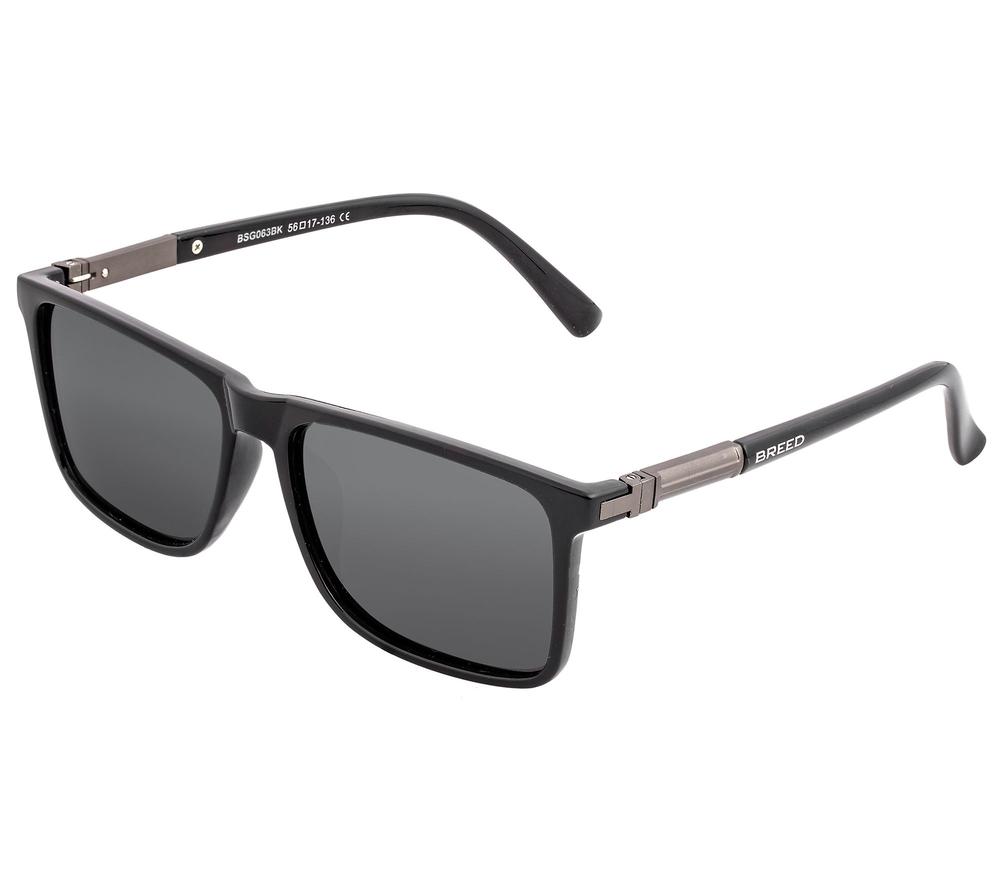 Breed Men's Polarized Wayfarer Sunglasses - Caelum