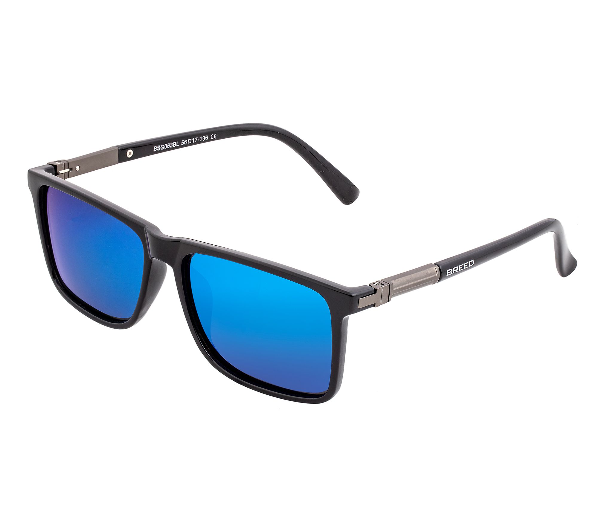 Breed Men's Polarized Wayfarer Sunglasses - Caelum