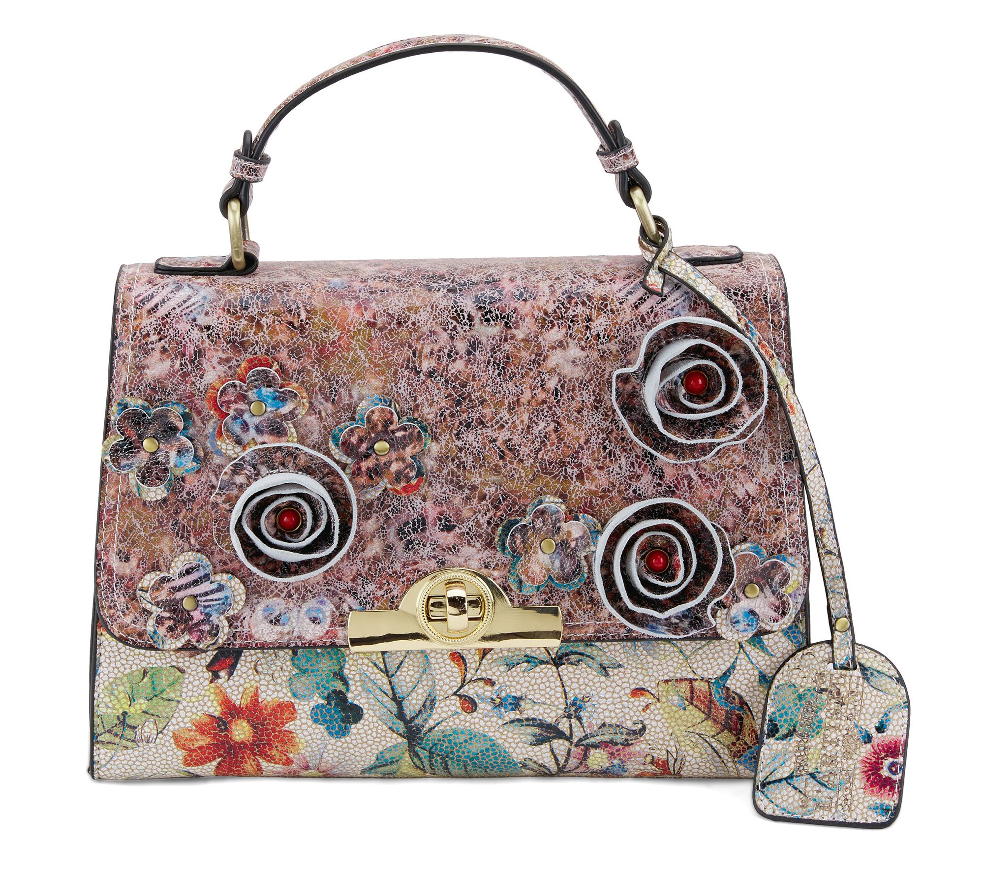 L'Artiste by Spring Step Leather Satchel Handbag - Dolbanna - QVC.com