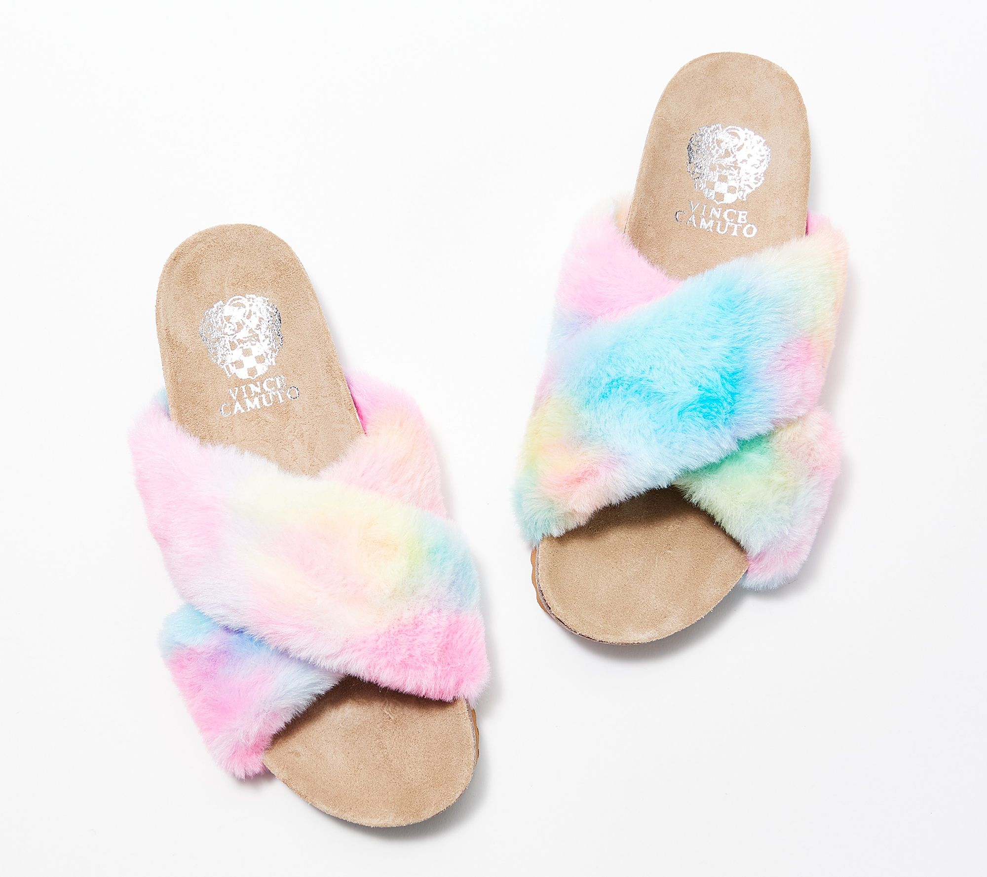 Vince camuto fur slides new arrivals