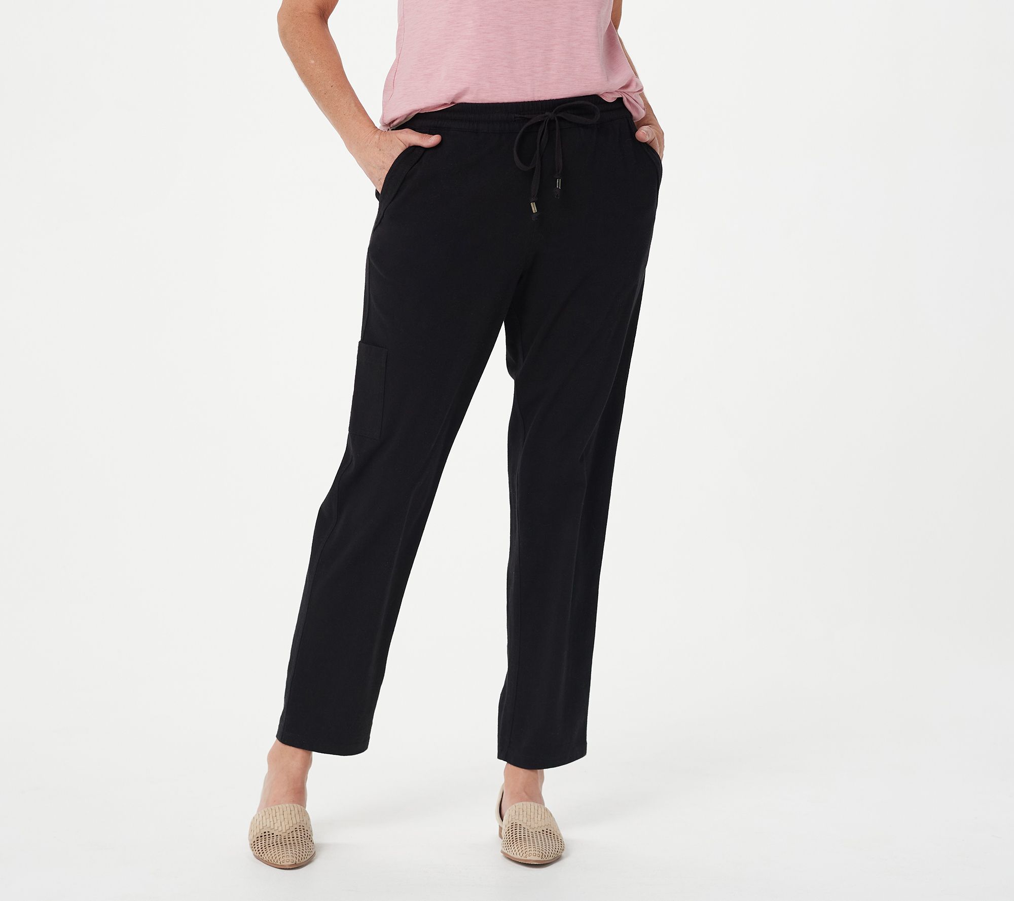 "As Is" Susan Graver Regular Weekend Essentials Ankle Pants