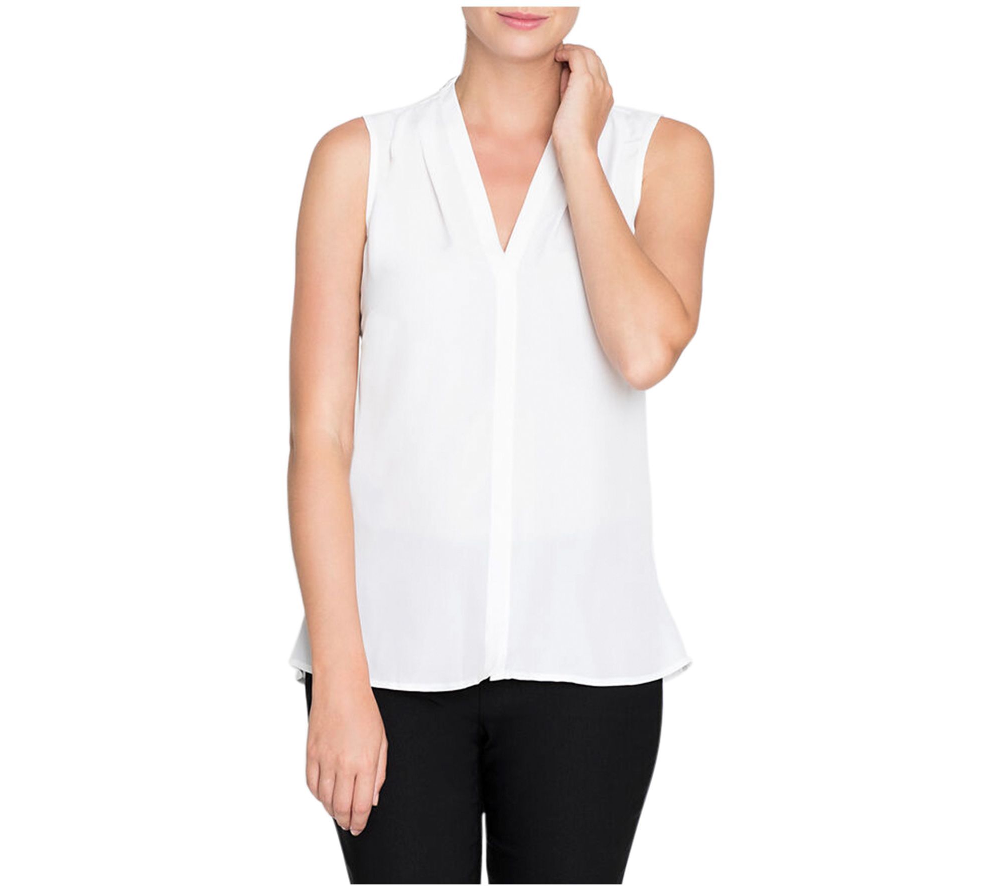 NIC+ZOE Petite Easy Day to Night Top - Paper White