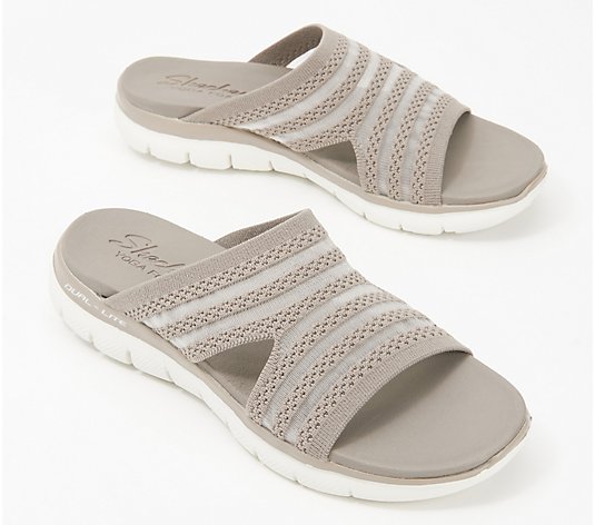 Skechers Flex Appeal Washable Mesh Slide Sandals - Right Sheer
