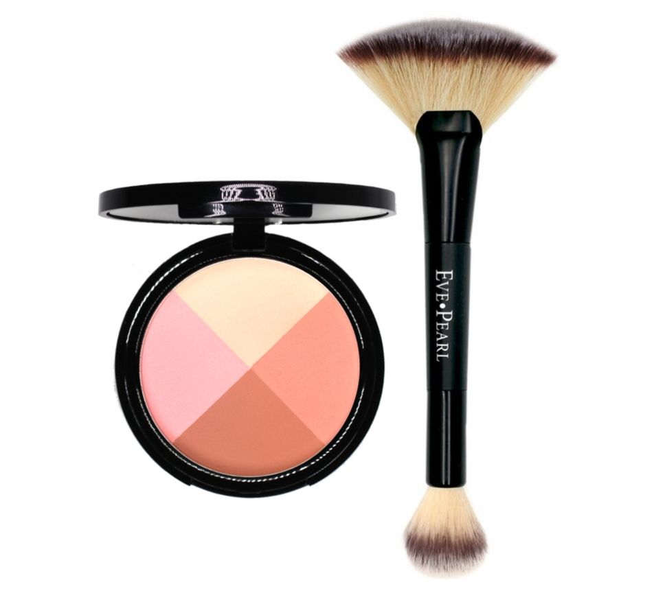 EVE PEARL Ultimate Face Compact & 204 Fan Brush