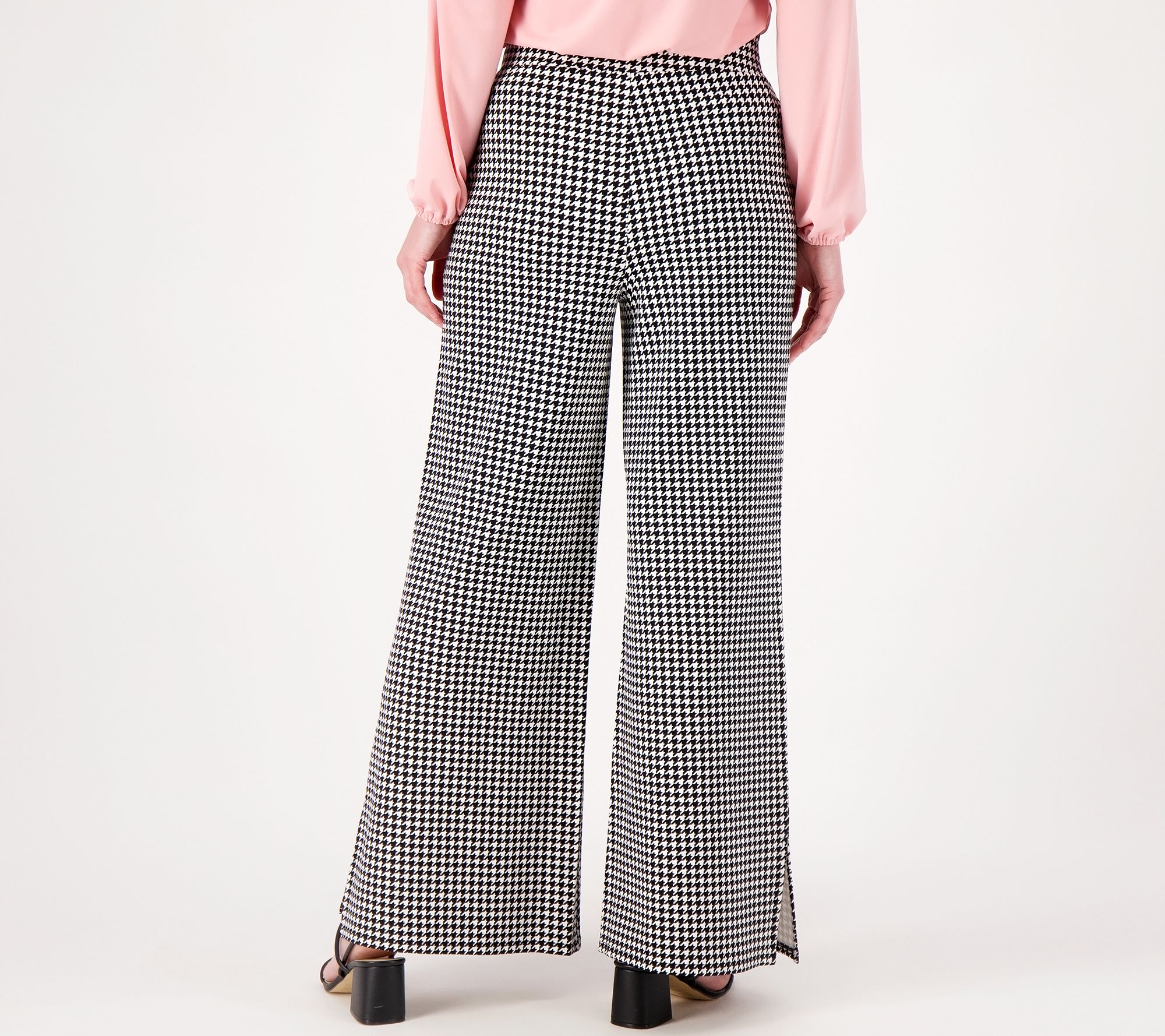 Girl With Curves Tall Ponte Wide Leg Pant - QVC.com