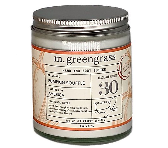 m. greengrass Hand and Body Butter 8 oz